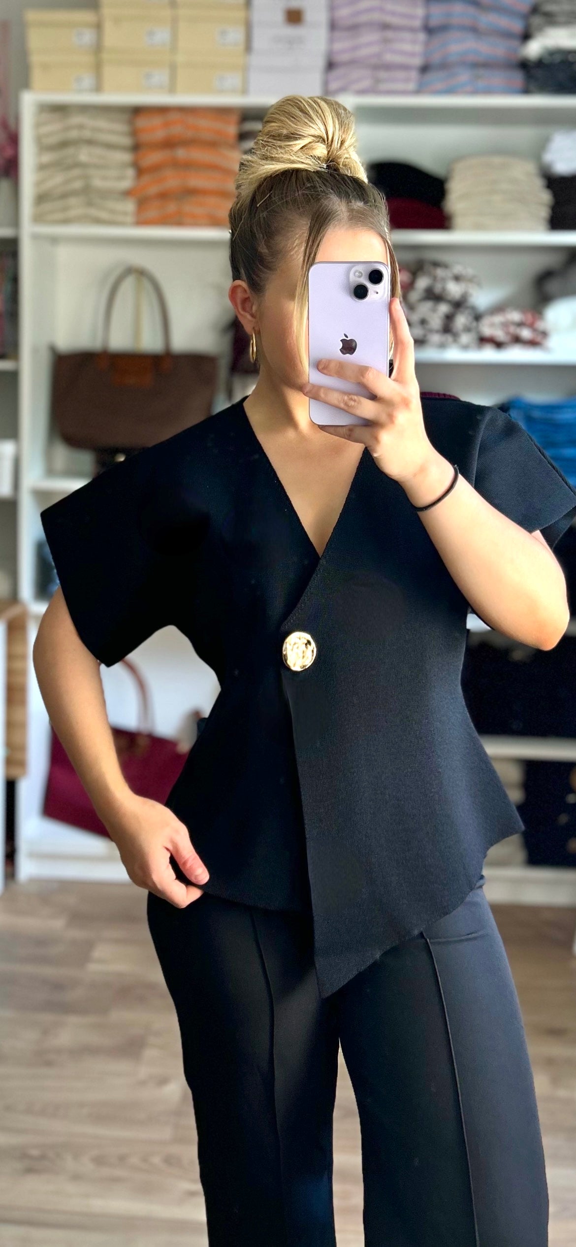 Top blazer Sophia Noir