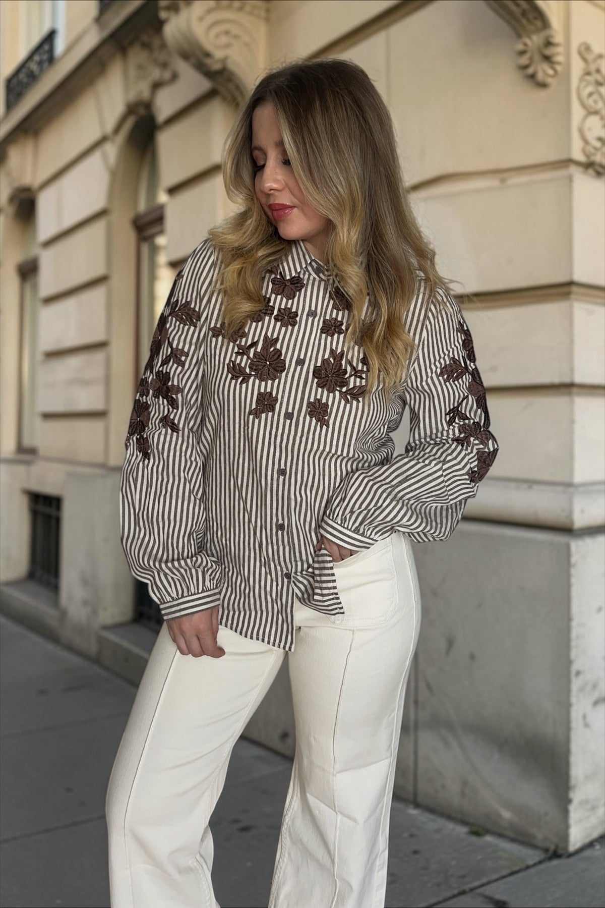 Chemise Claudie Chocolat