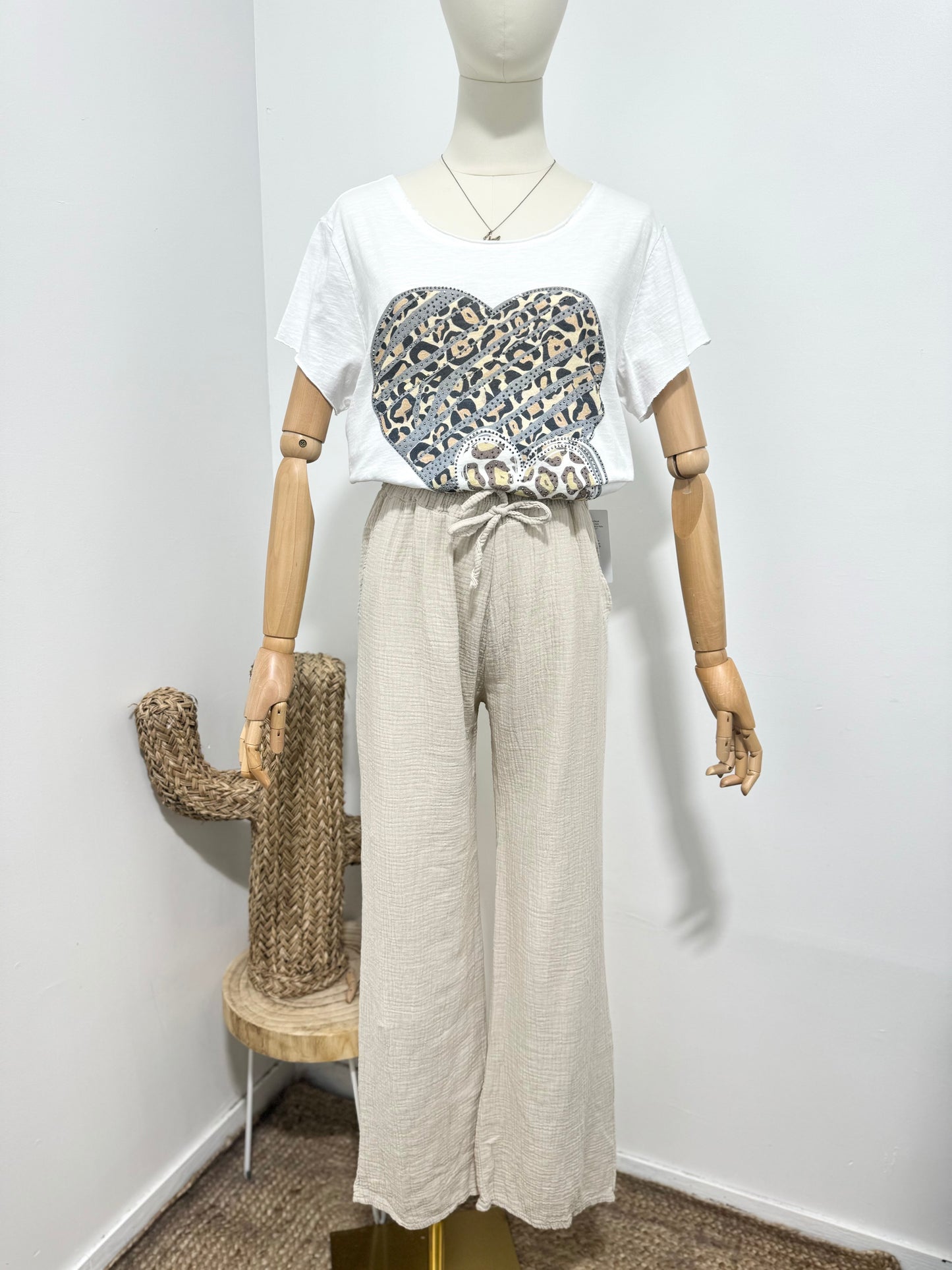 Pantalon Tao Beige