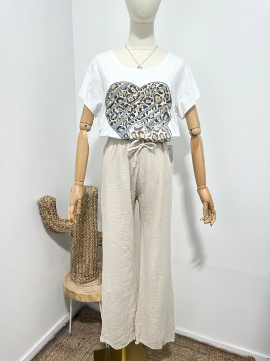 Pantalon Tao Beige