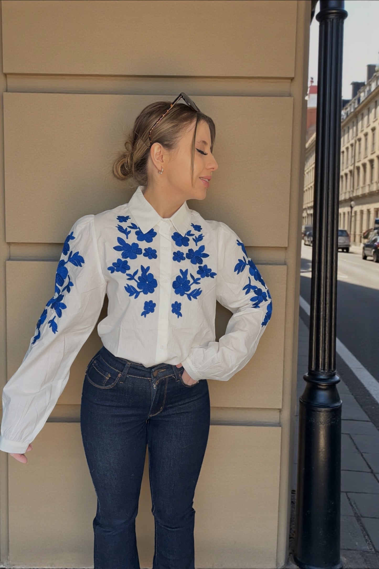 Chemise Claudie Bleue