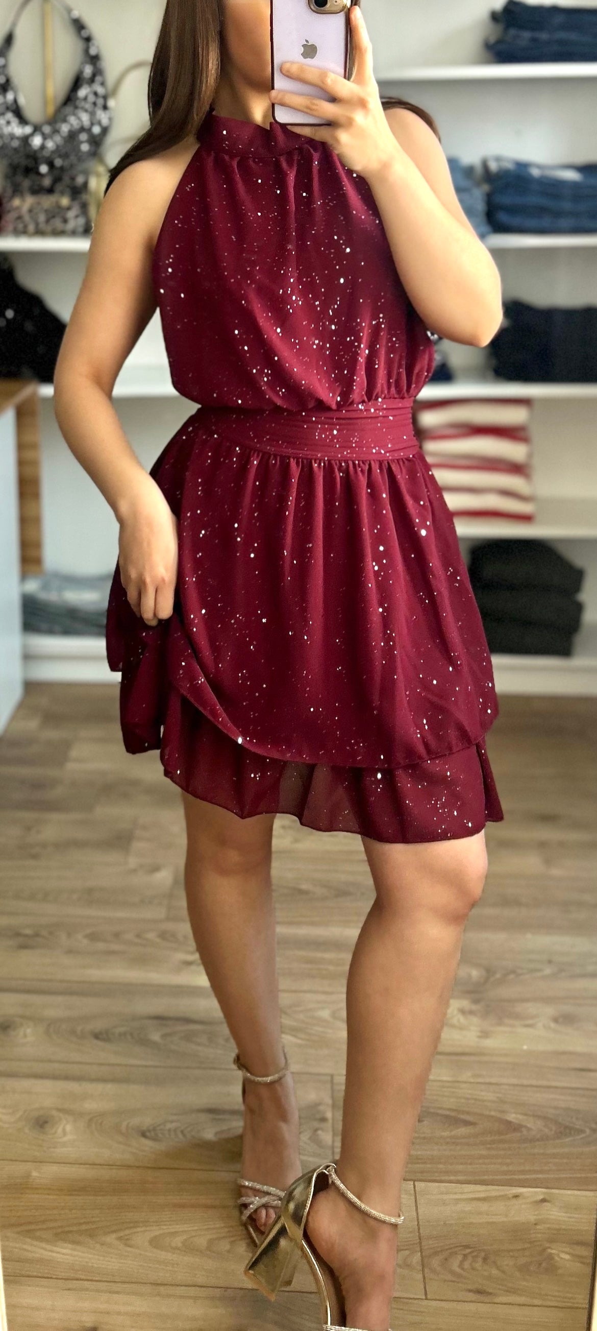 Robe Bloom Bordeaux