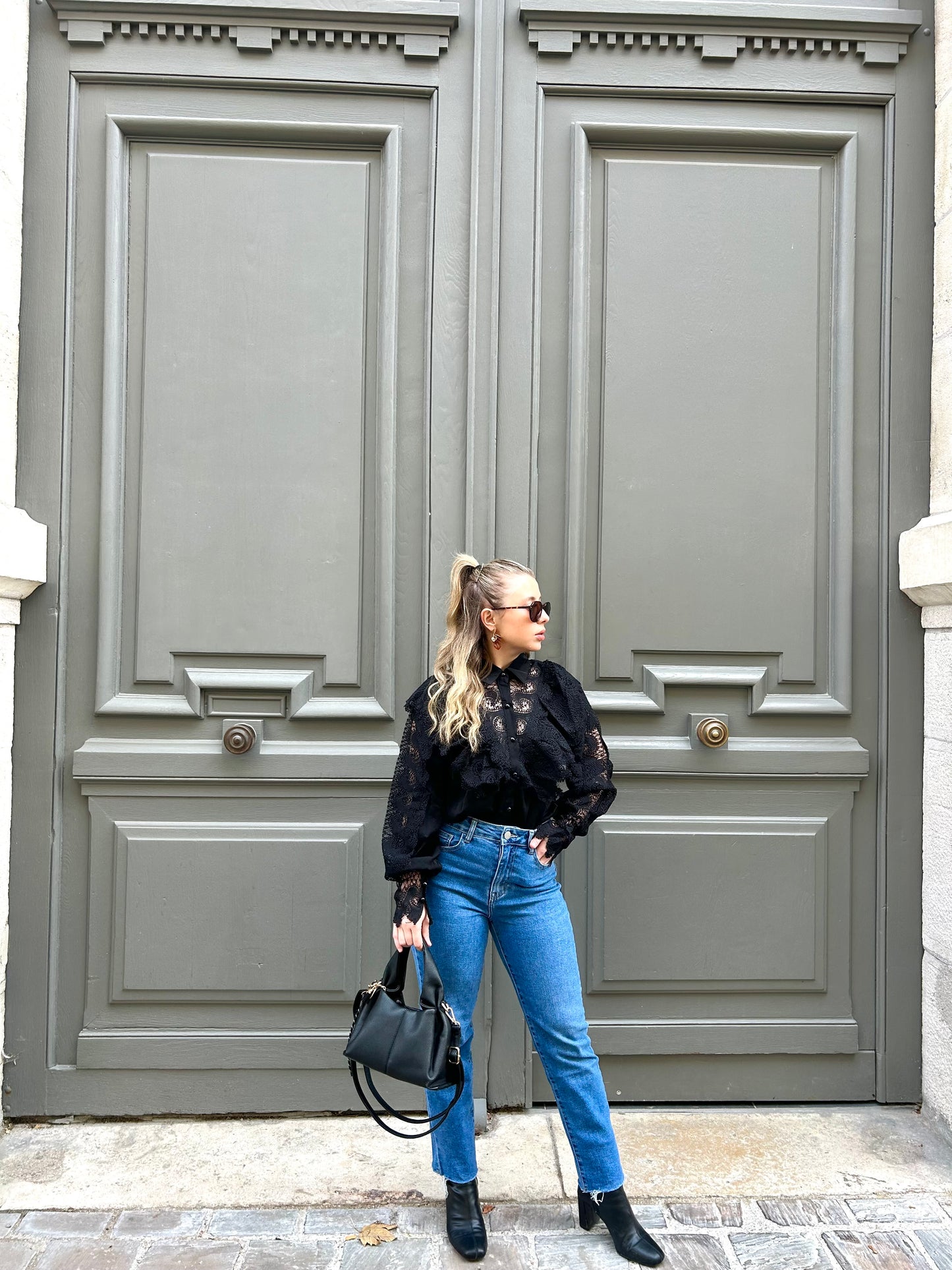 Jean Bonnie bleu foncé