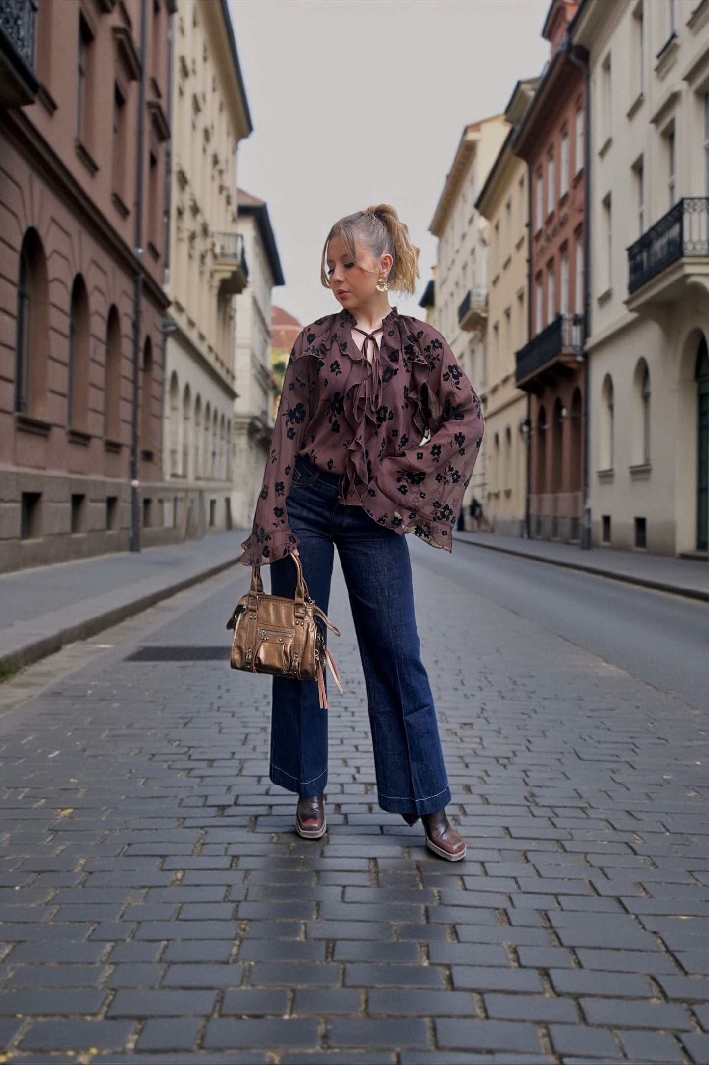 Blouse Karen Chocolat