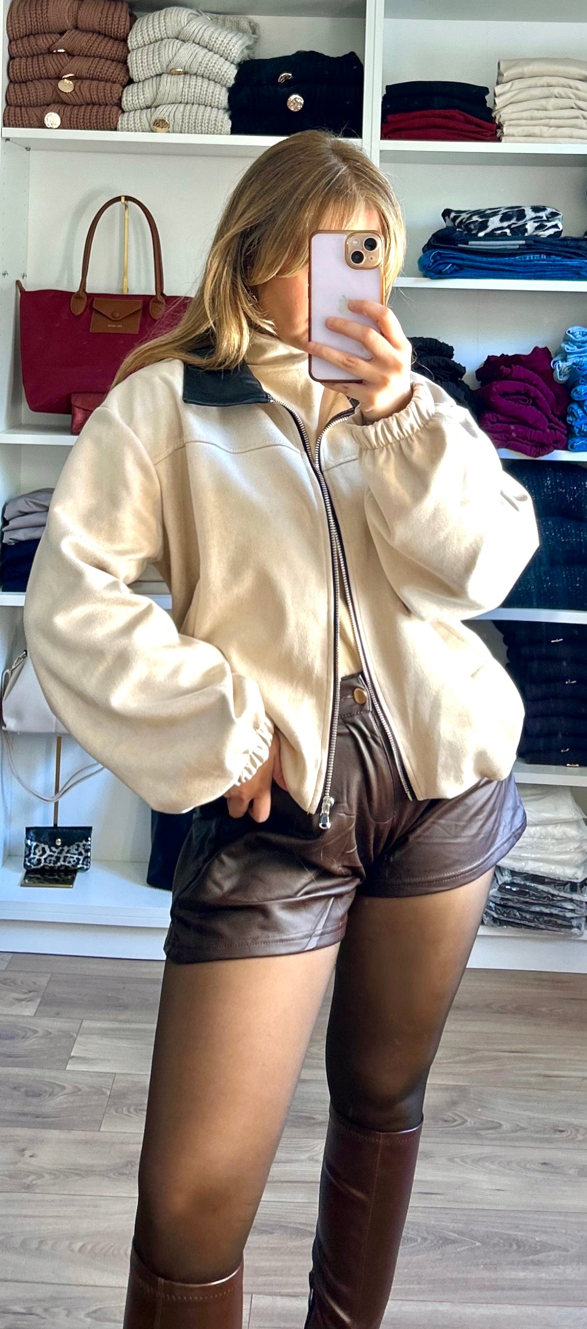 Veste Dakota beige clair