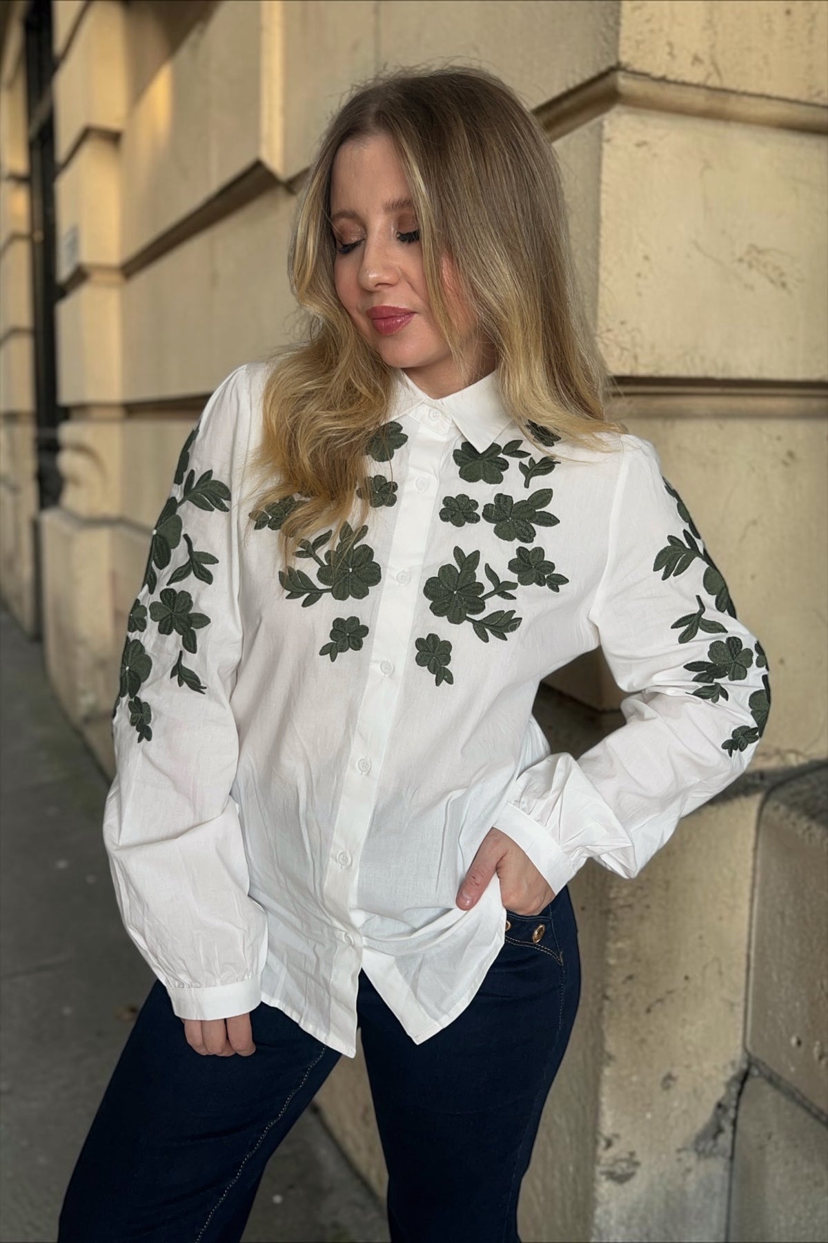 Chemise Claudie Kaki