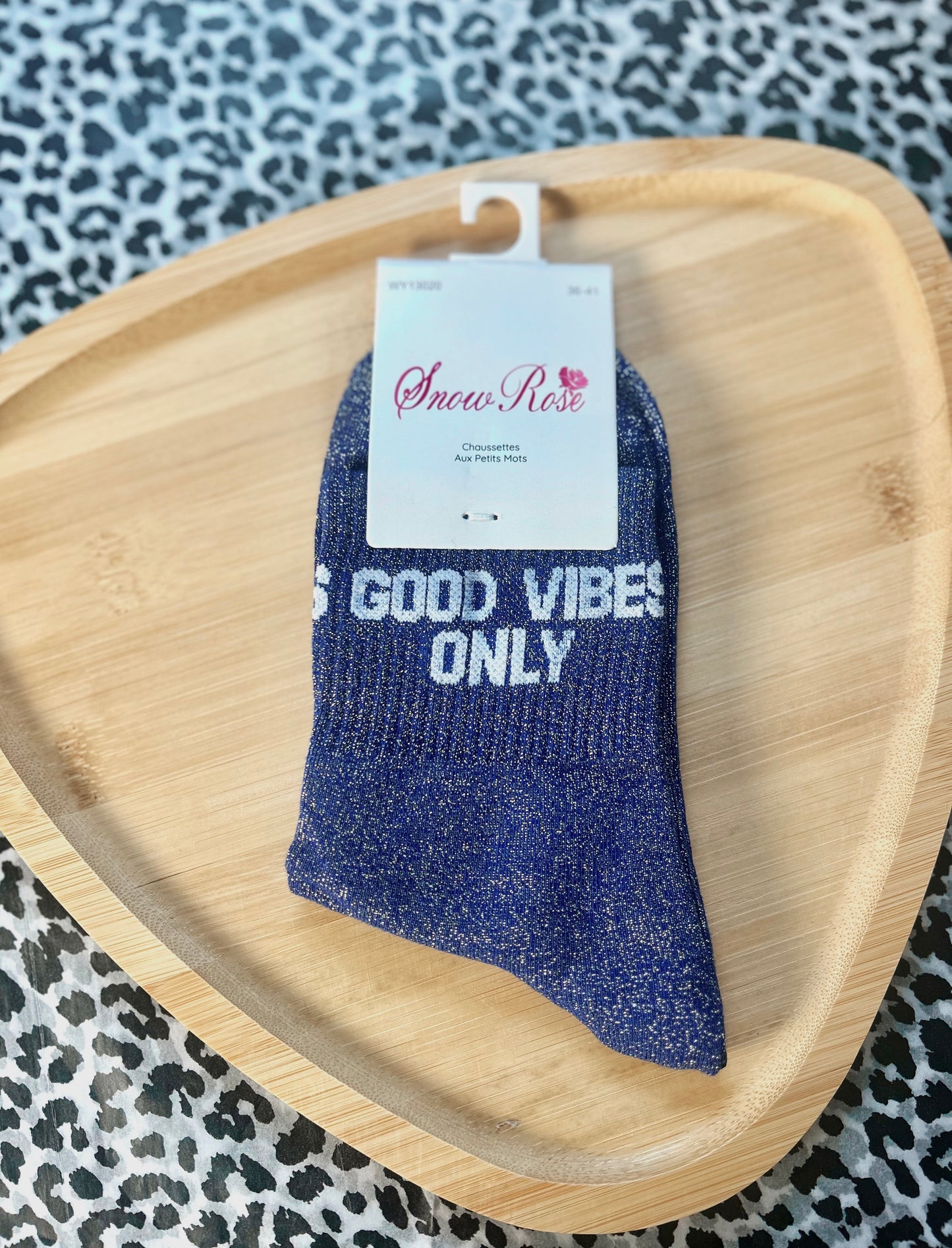 Chaussettes à Paillettes « GOOD VIBES ONLY »