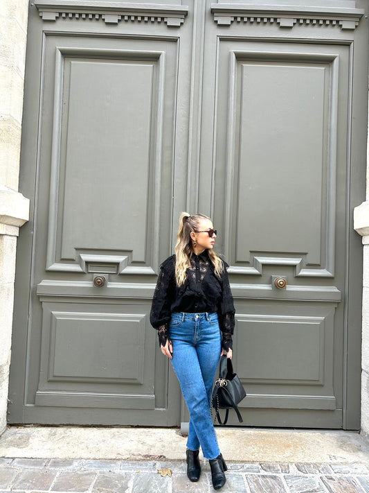 Jean Bonnie bleu foncé