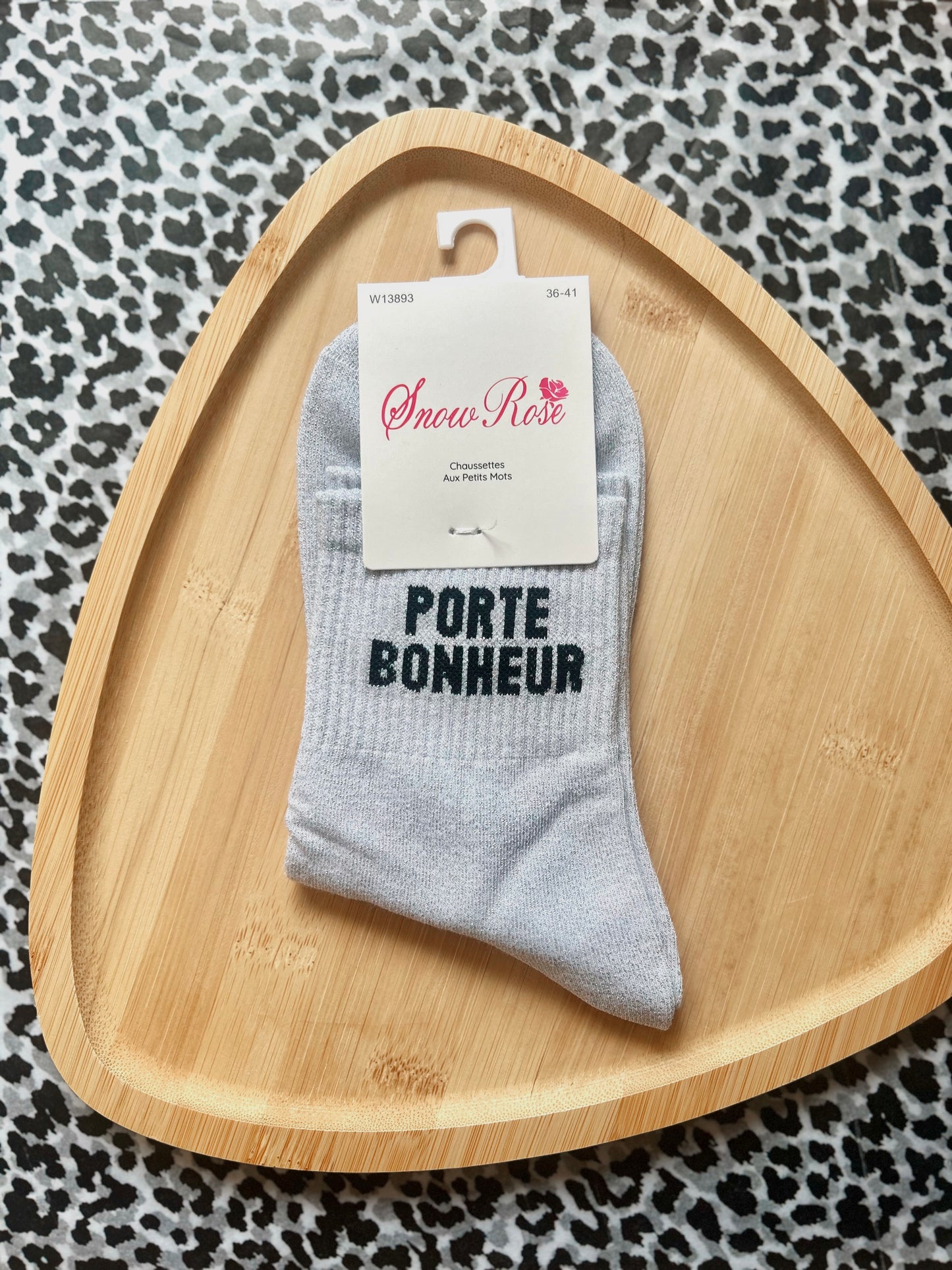 Chaussettes à paillettes « PORTE-BONHEUR »