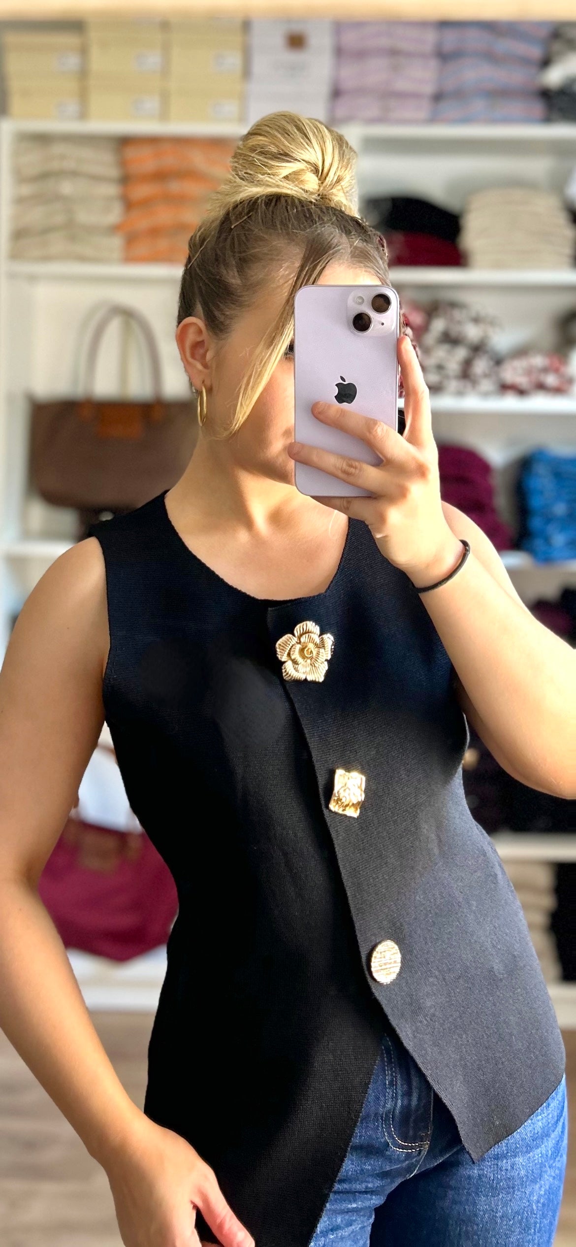 Top Blazer Diana Noir