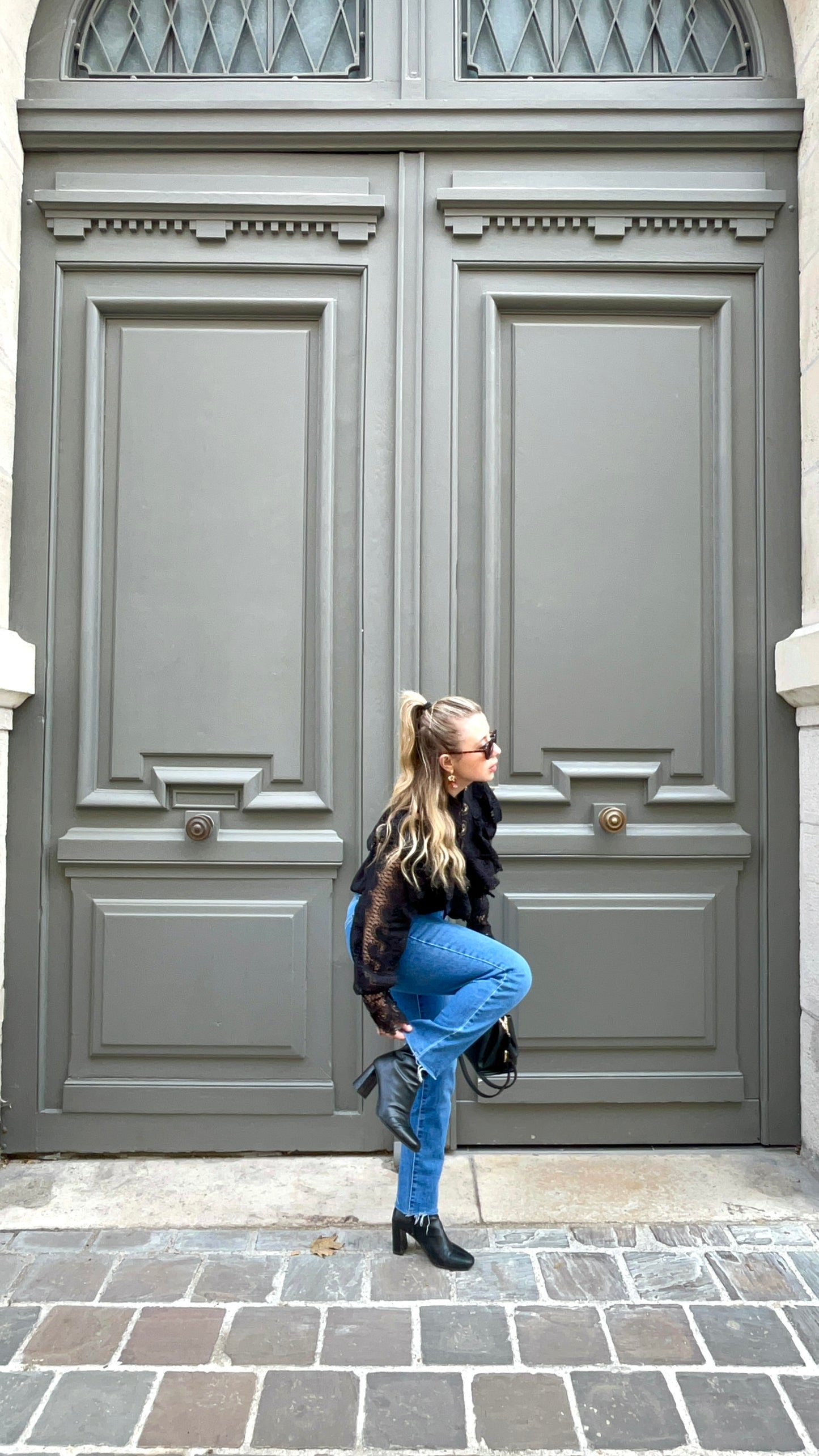 Jean Bonnie bleu foncé