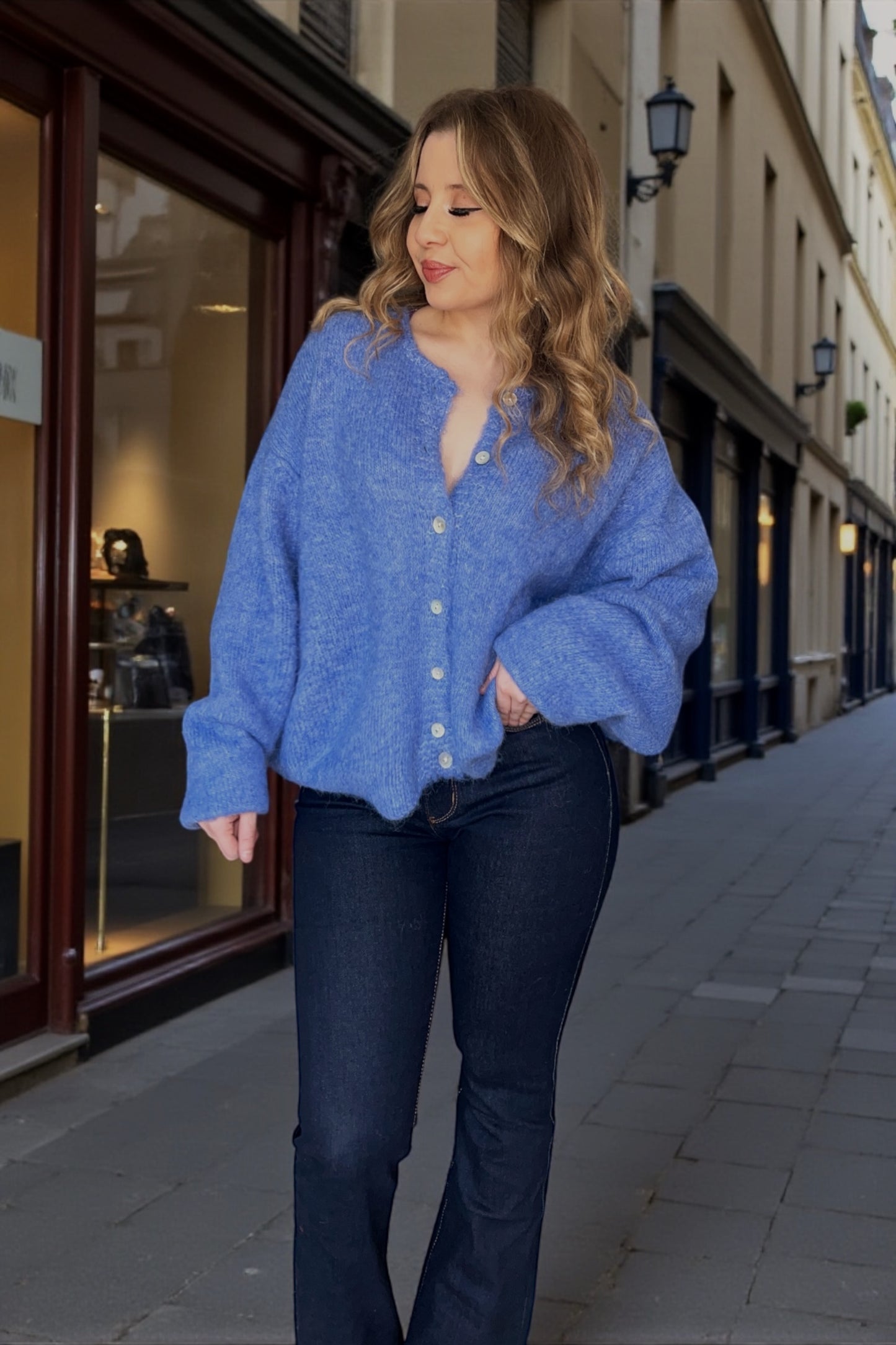 Gilet Cléo Bleu Indigo