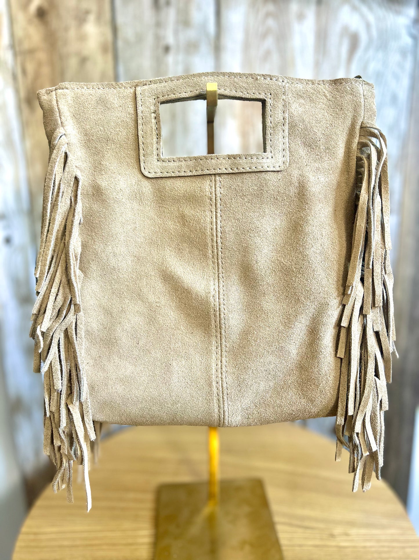 Sac Léane Beige 100% cuir (taille M)