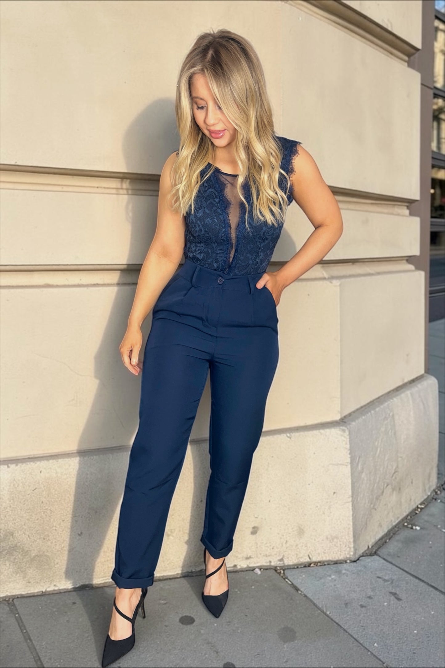 Pantalon Milan Bleu Marine