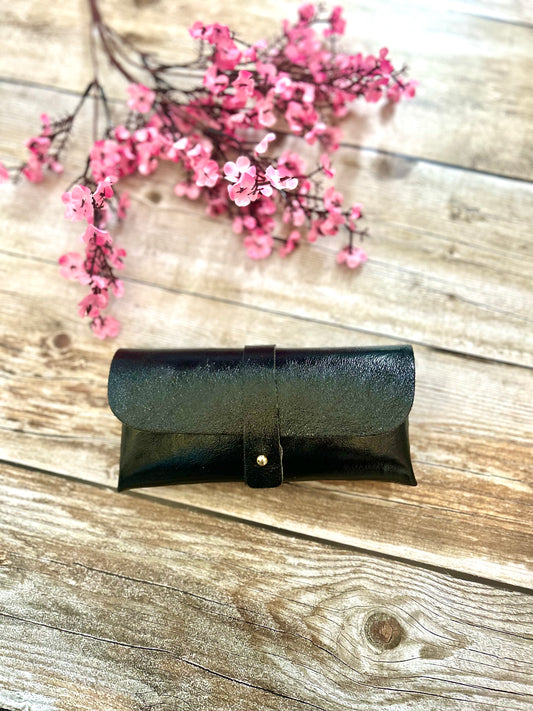 Étui à lunettes Sirius Noir (100% cuir)