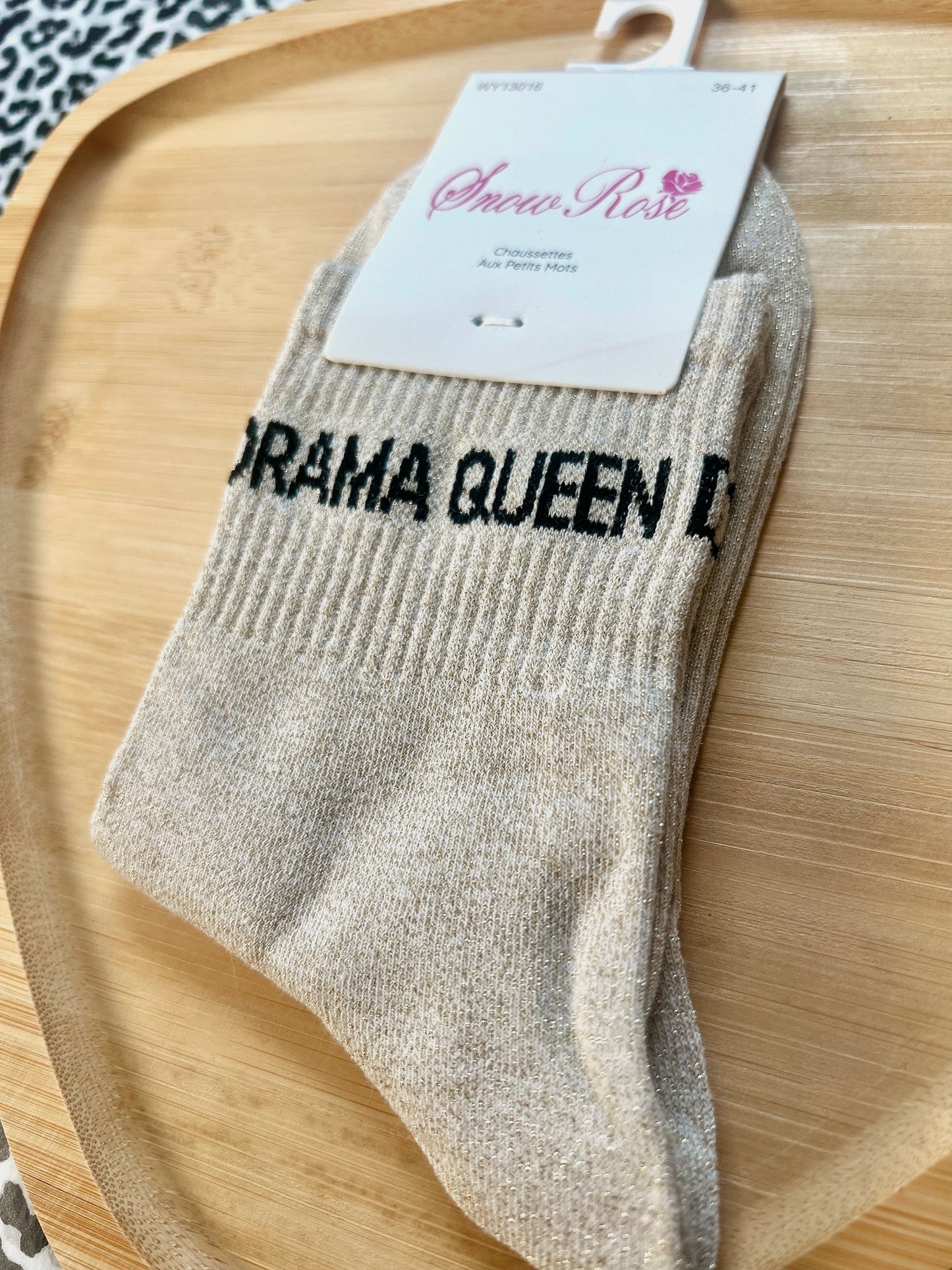 Chaussettes à paillettes « DRAMA QUEEN »
