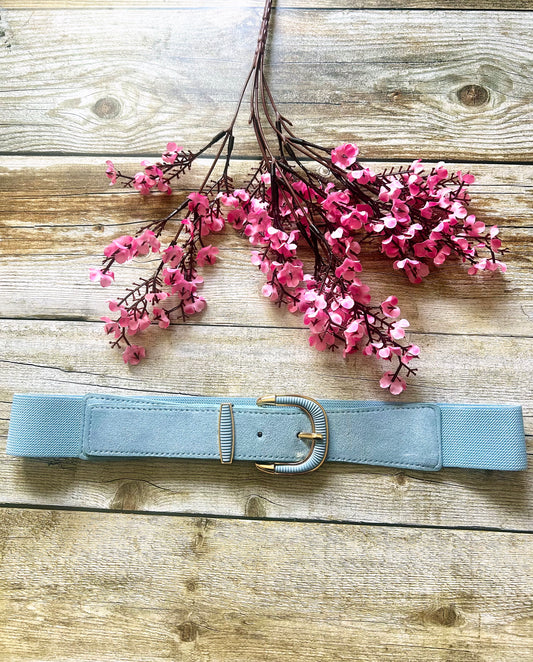 Ceinture Sky Bleu Ciel (Taille ajustée 36-42)
