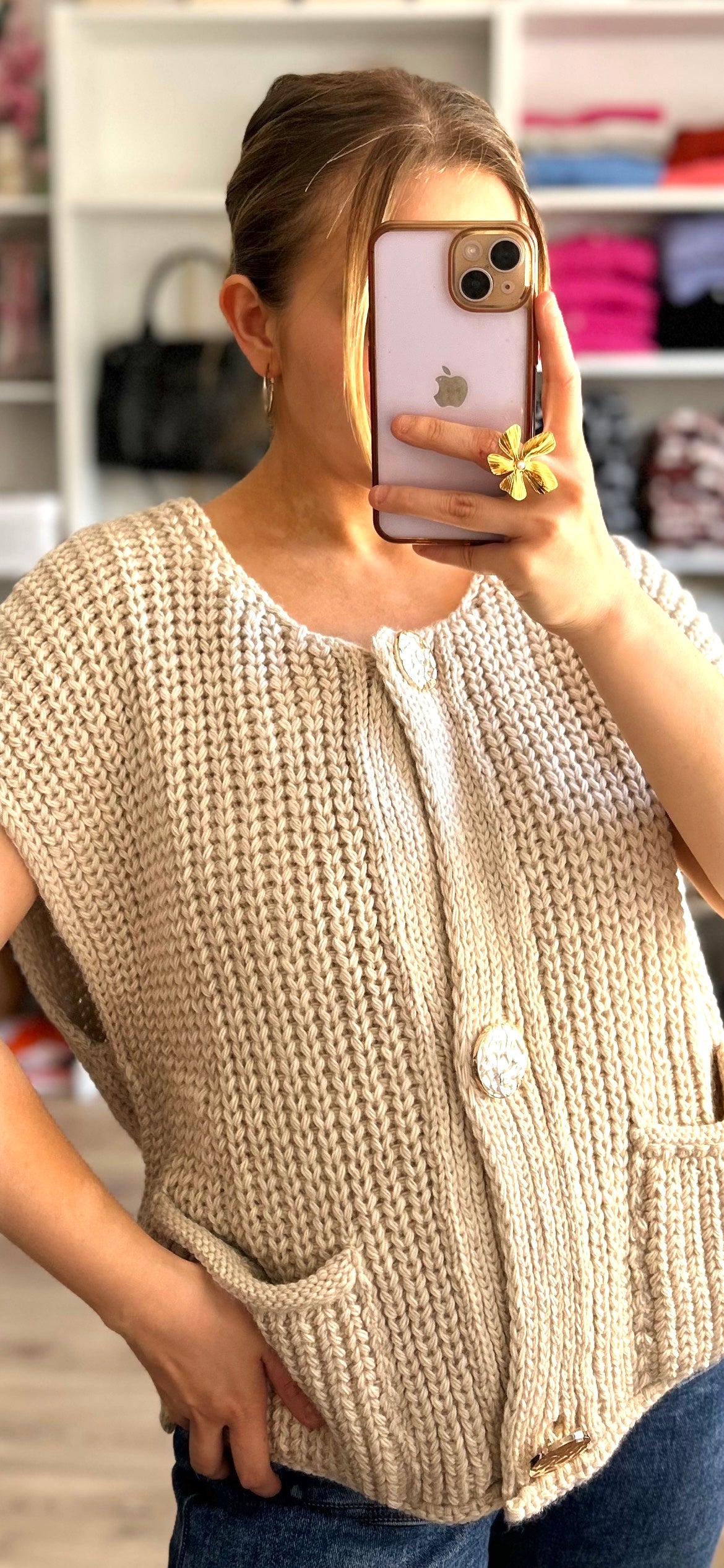 Gilet Achille Beige