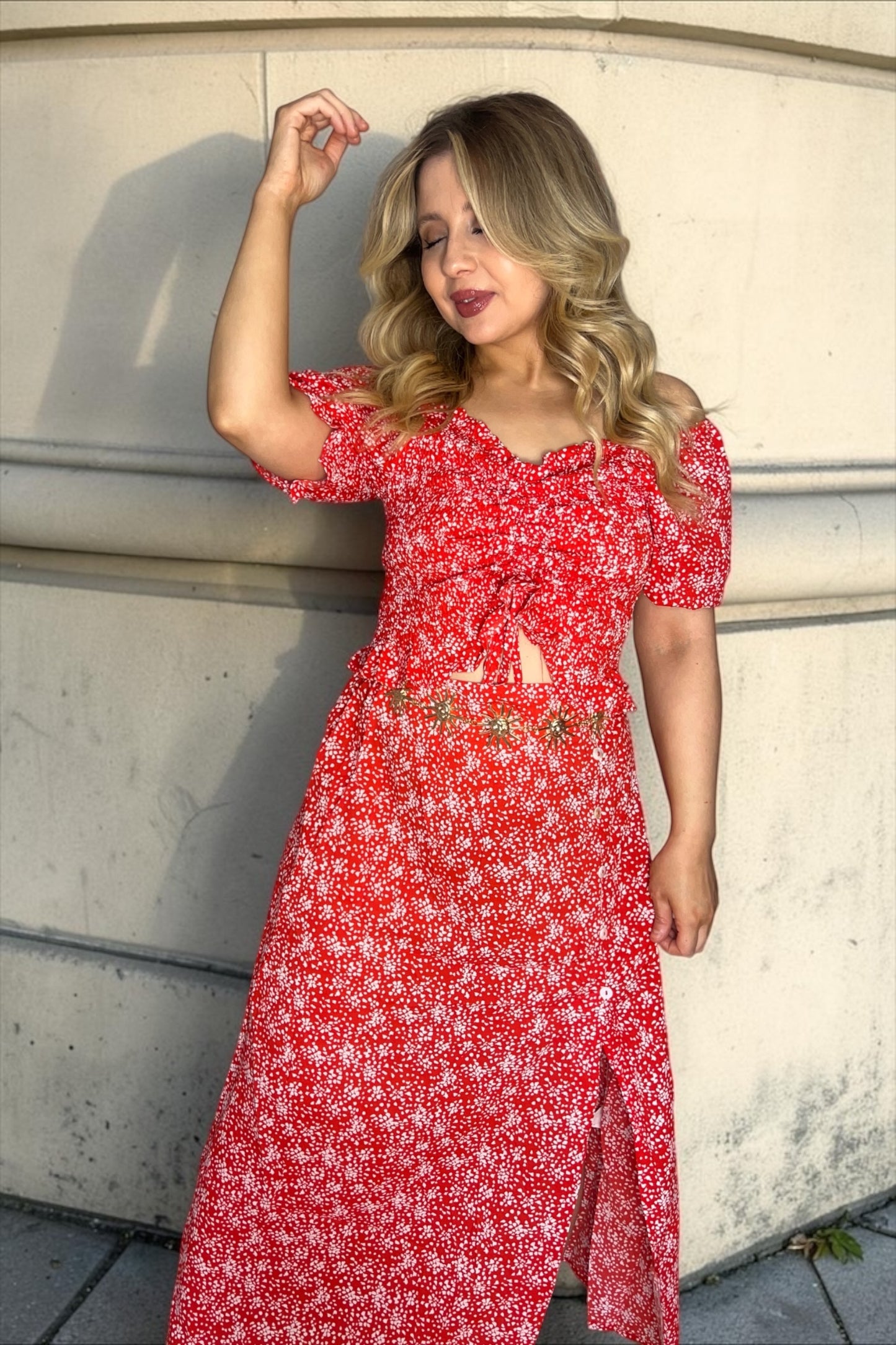 Ensemble Sofia Rouge
