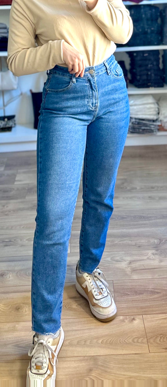 Jean Bonnie bleu foncé