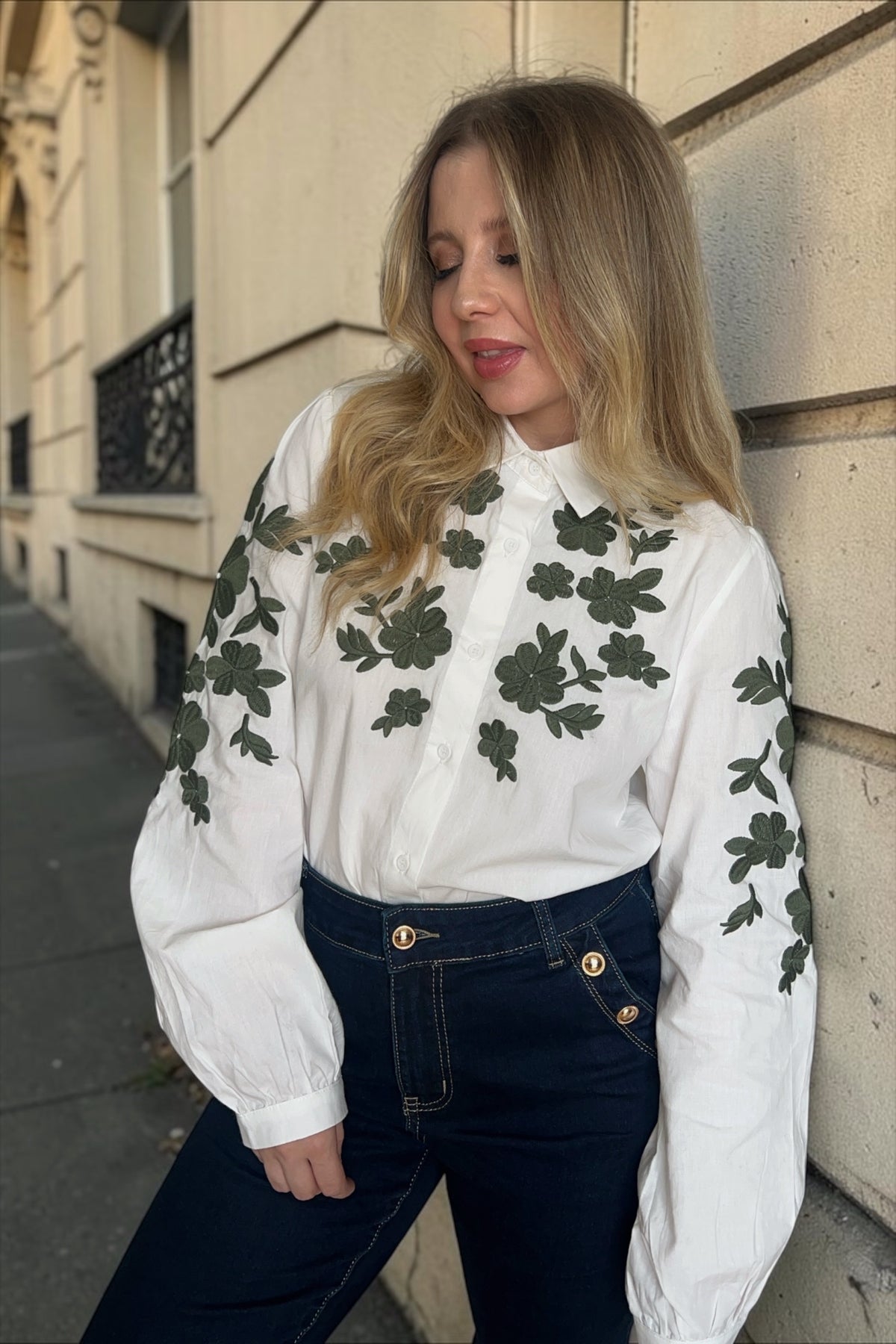 Chemise Claudie Kaki