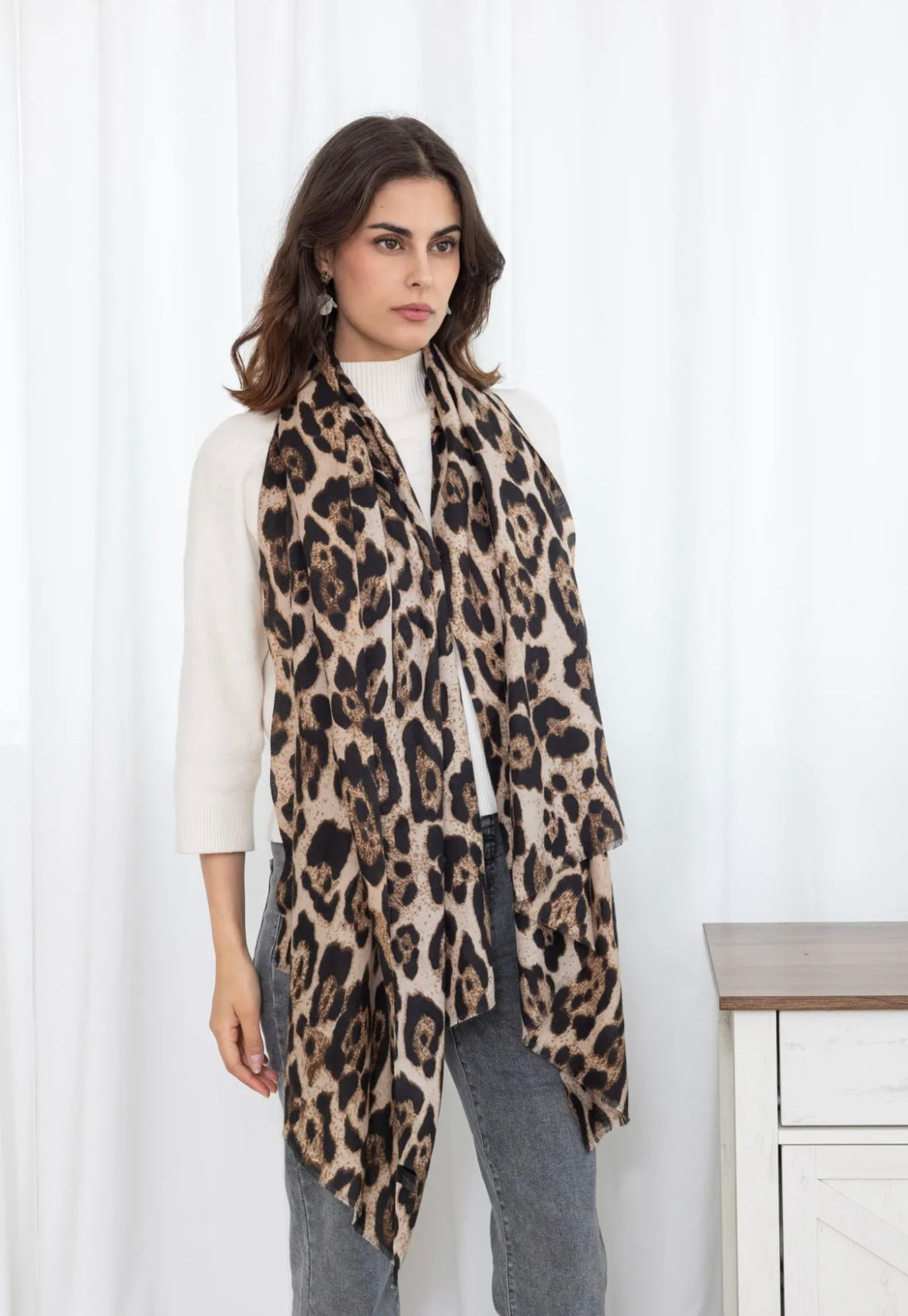 Écharpe Léona Camel