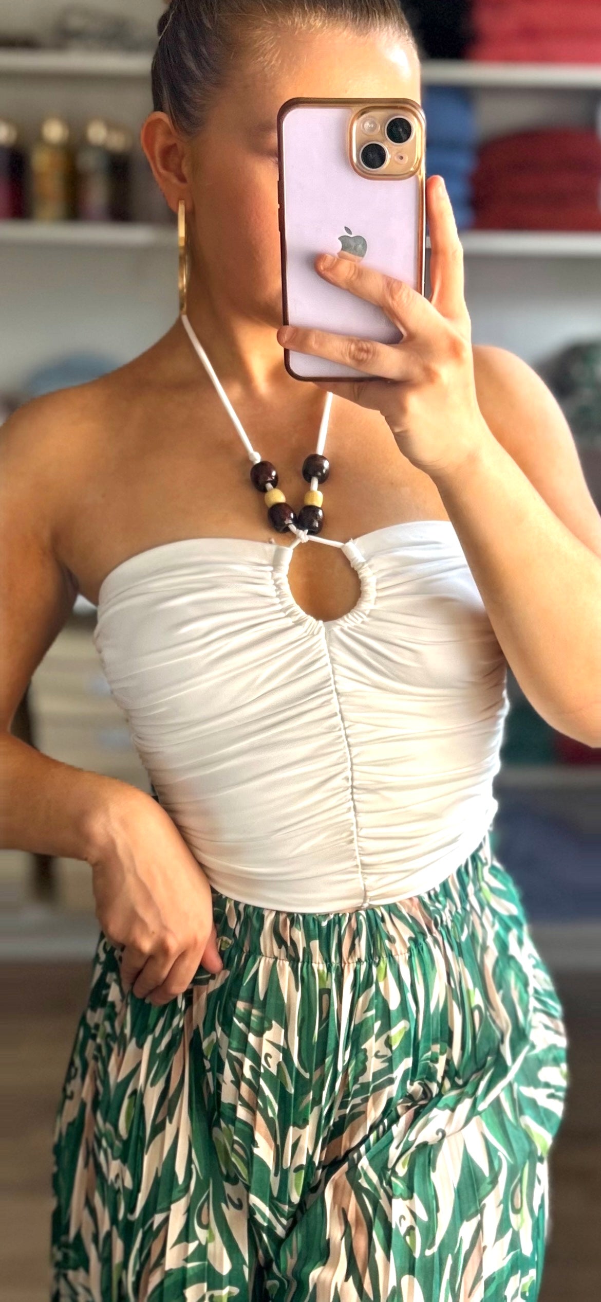 Top Lise Écru