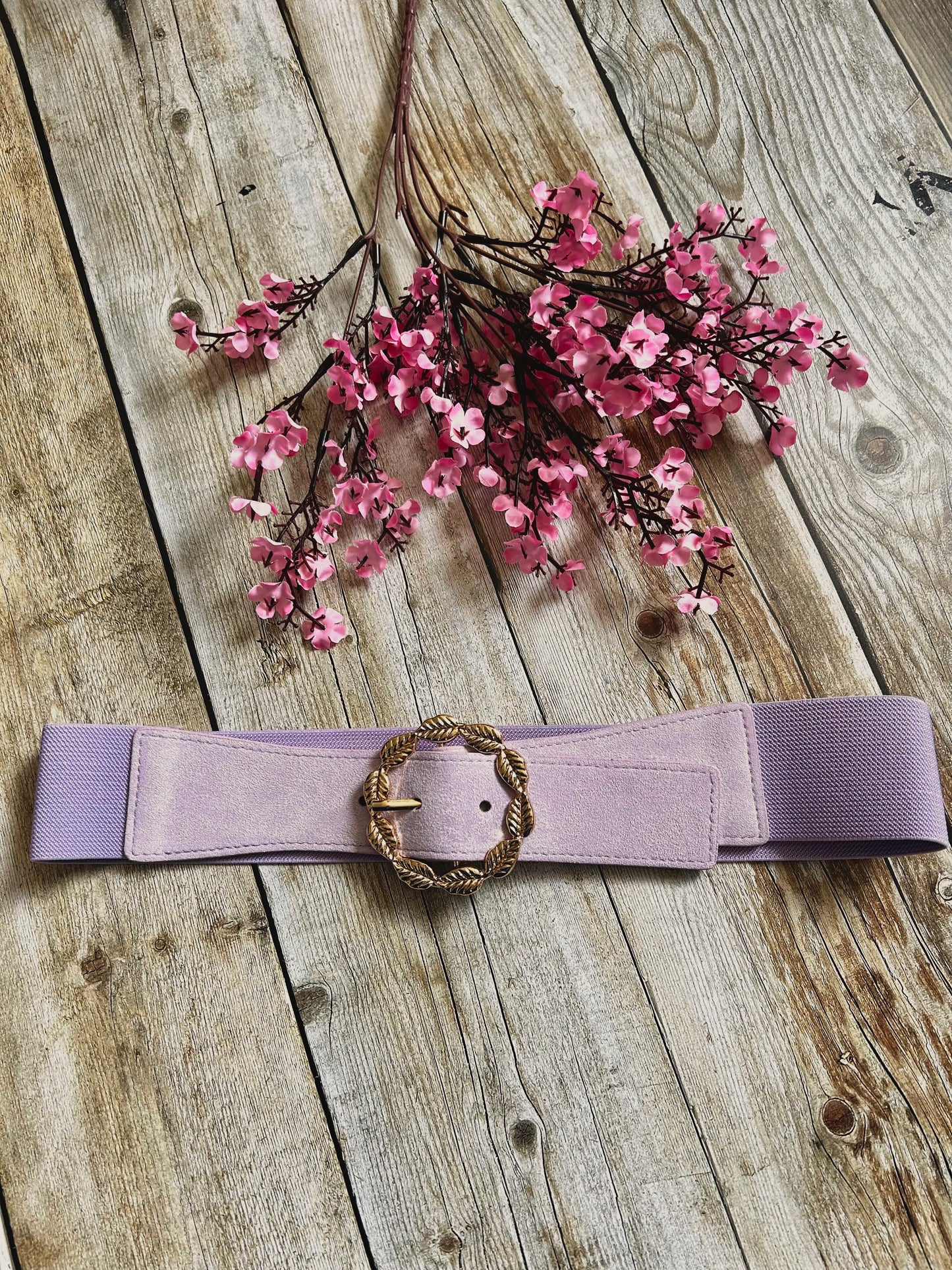 Ceinture Apolline Lilas (Taille ajustée 36-42)