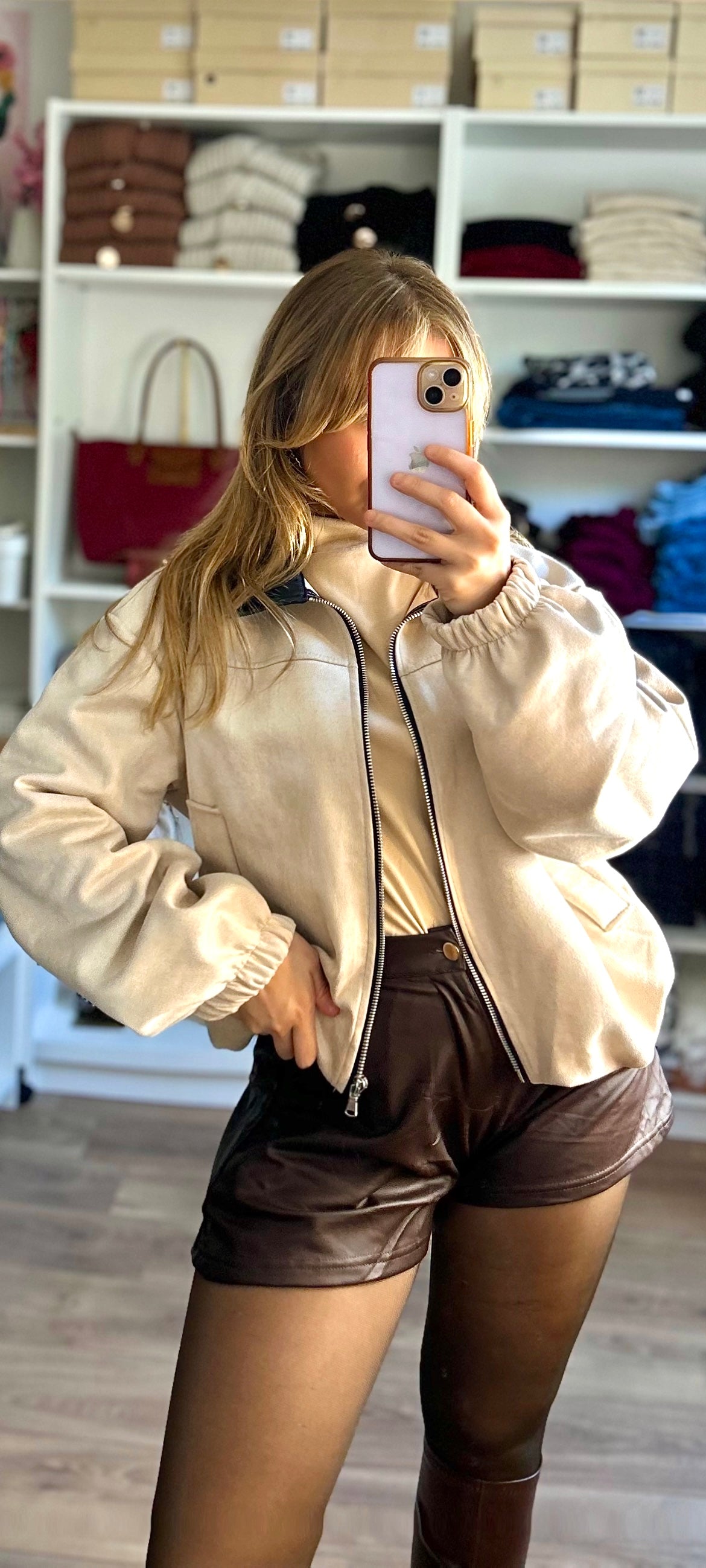 Veste Dakota beige clair