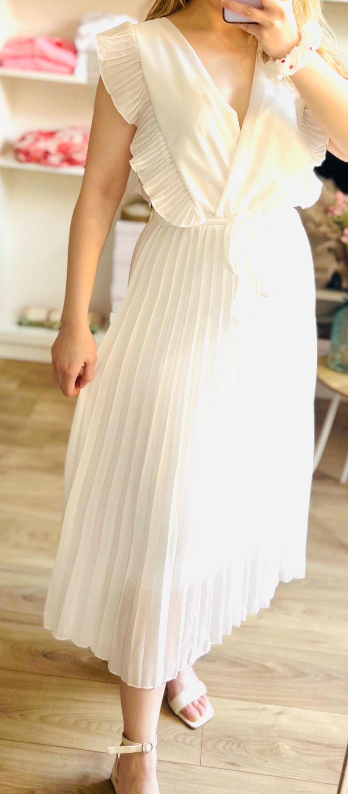 Robe Louisette Blanche