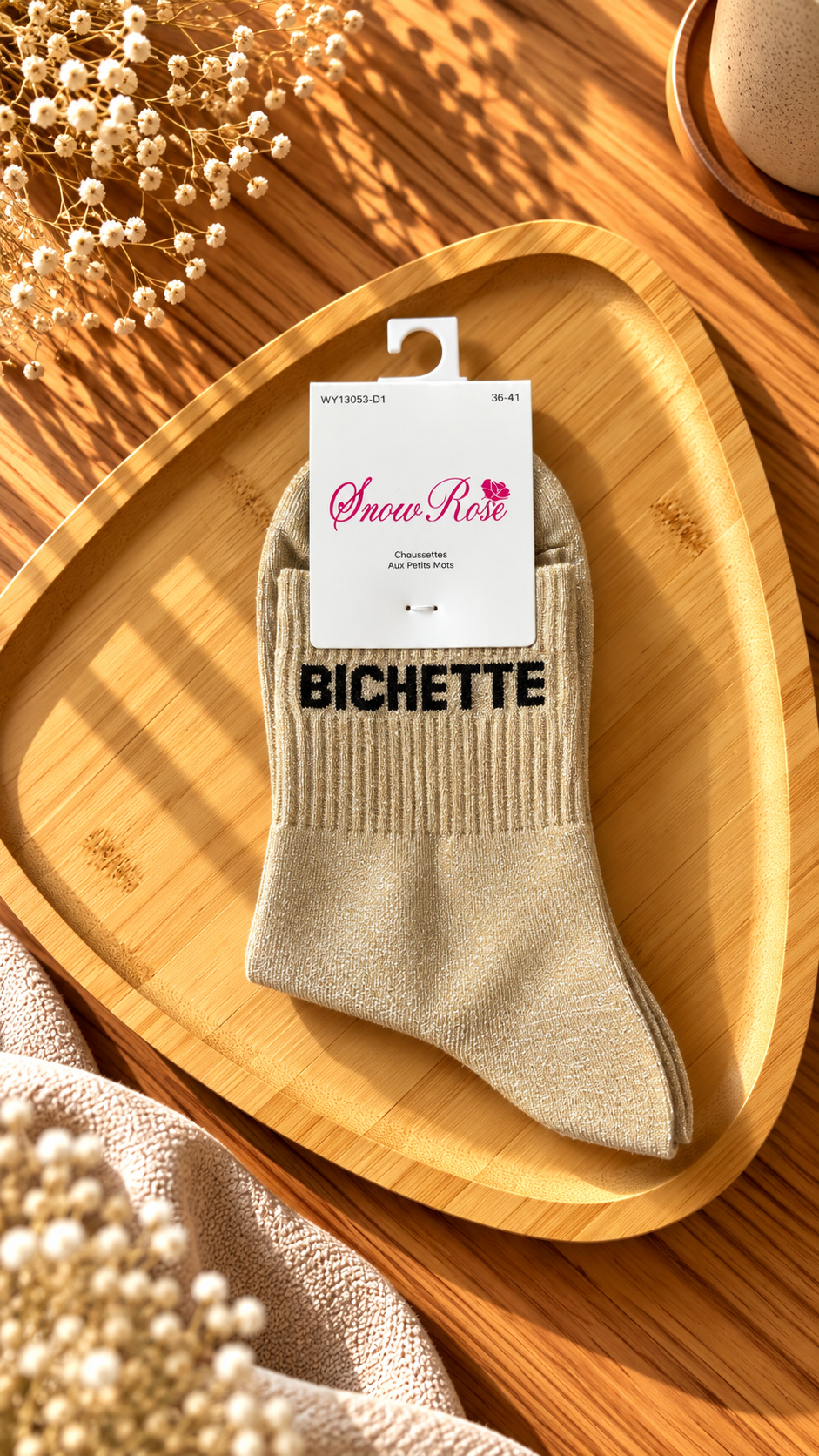 Chaussettes à paillettes « BICHETTE »