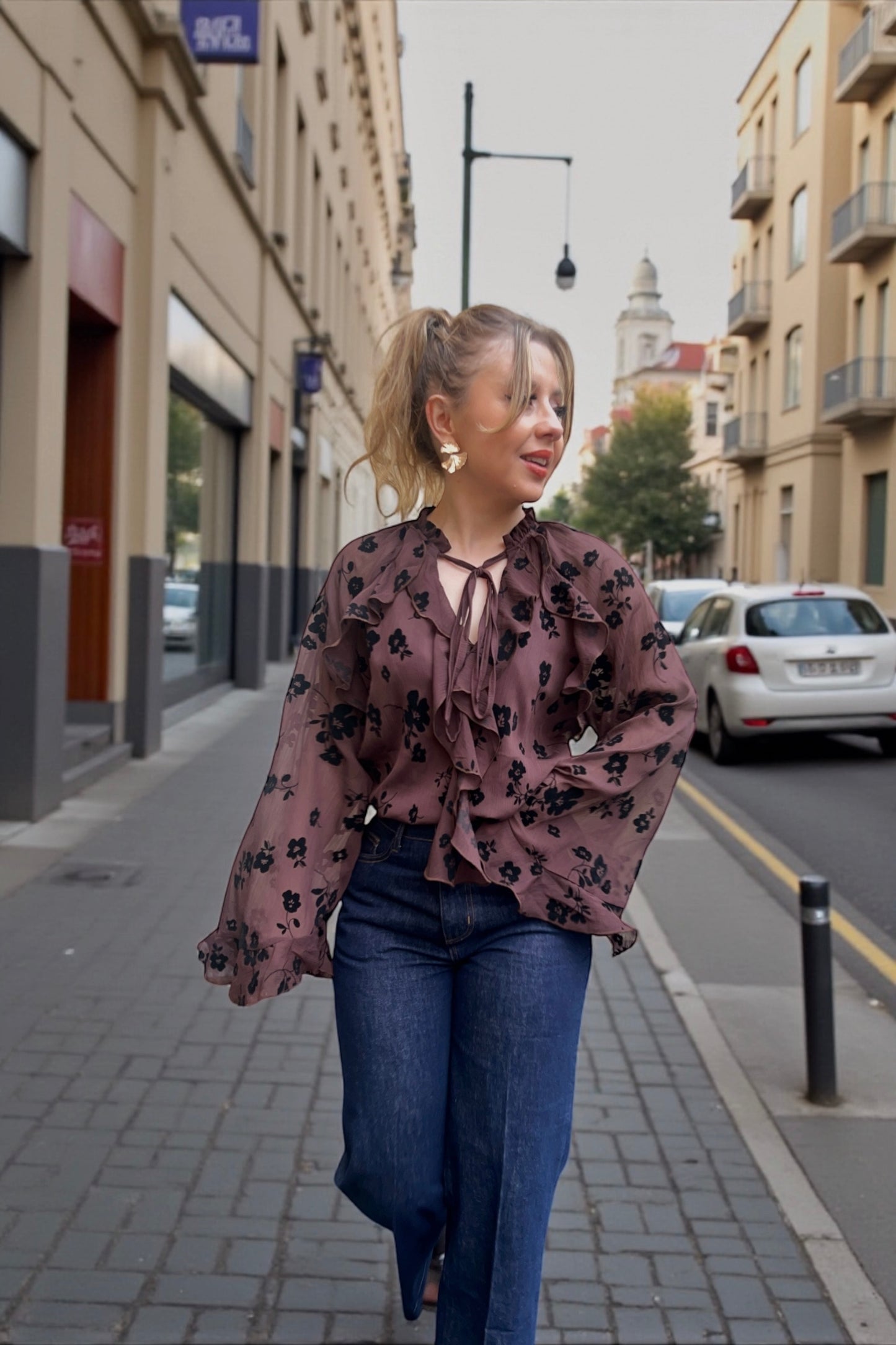 Blouse Karen Chocolat