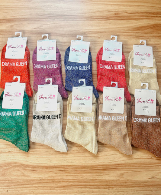Chaussettes à paillettes « DRAMA QUEEN »