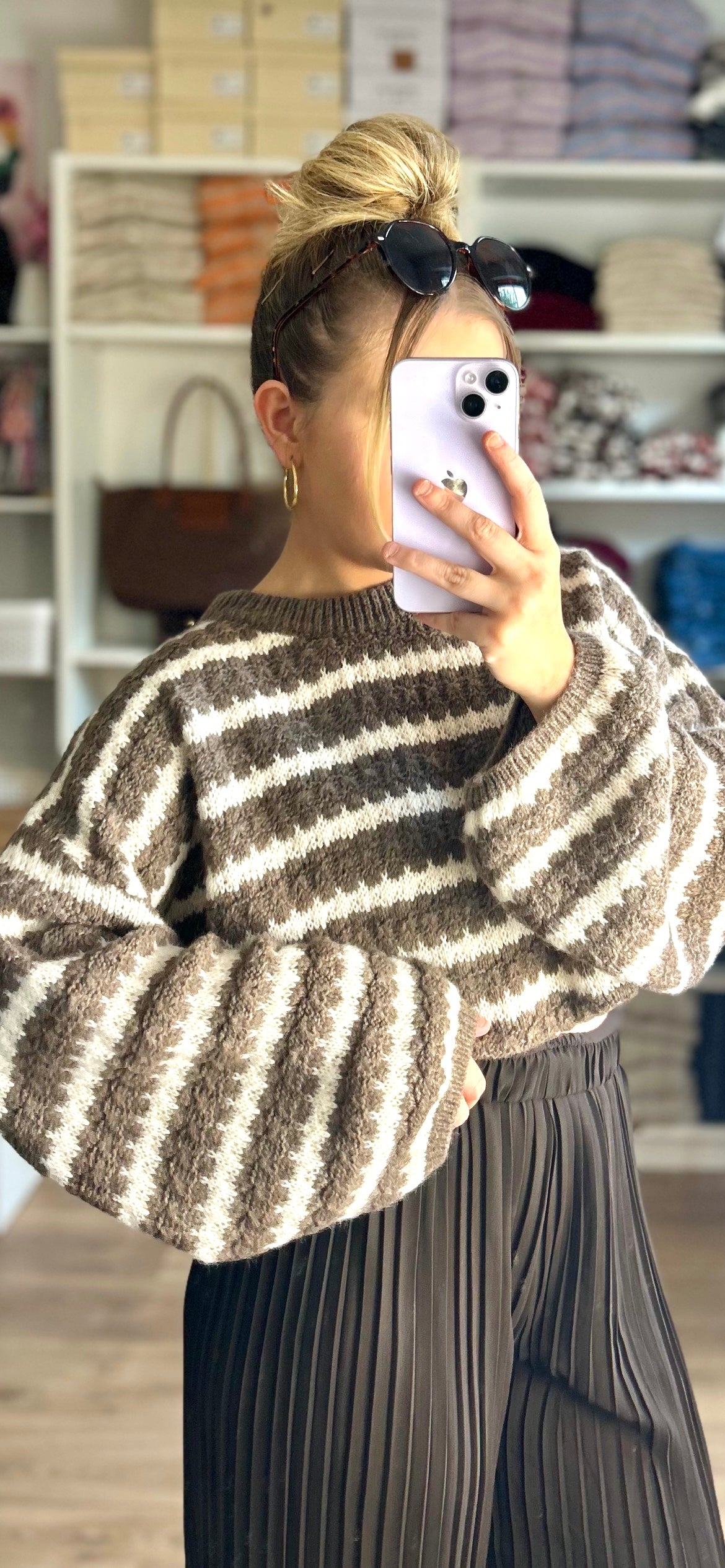 Pull Ninon Chocolat