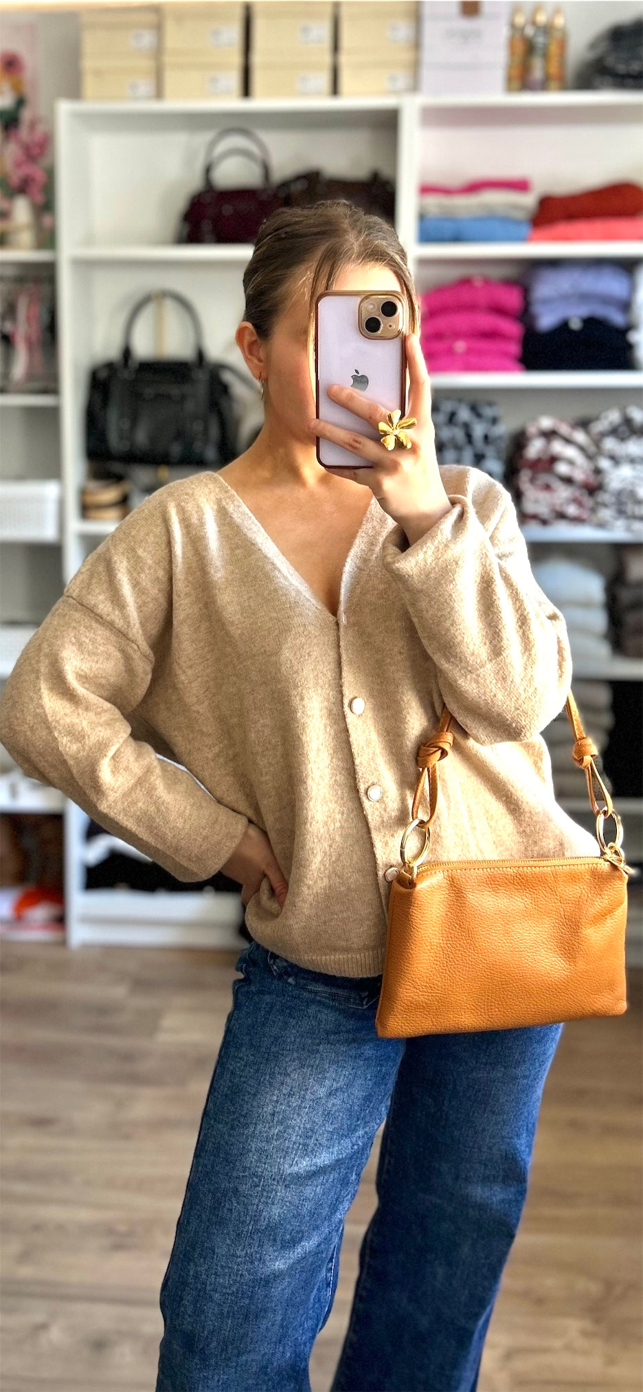 Gilet Léon Beige