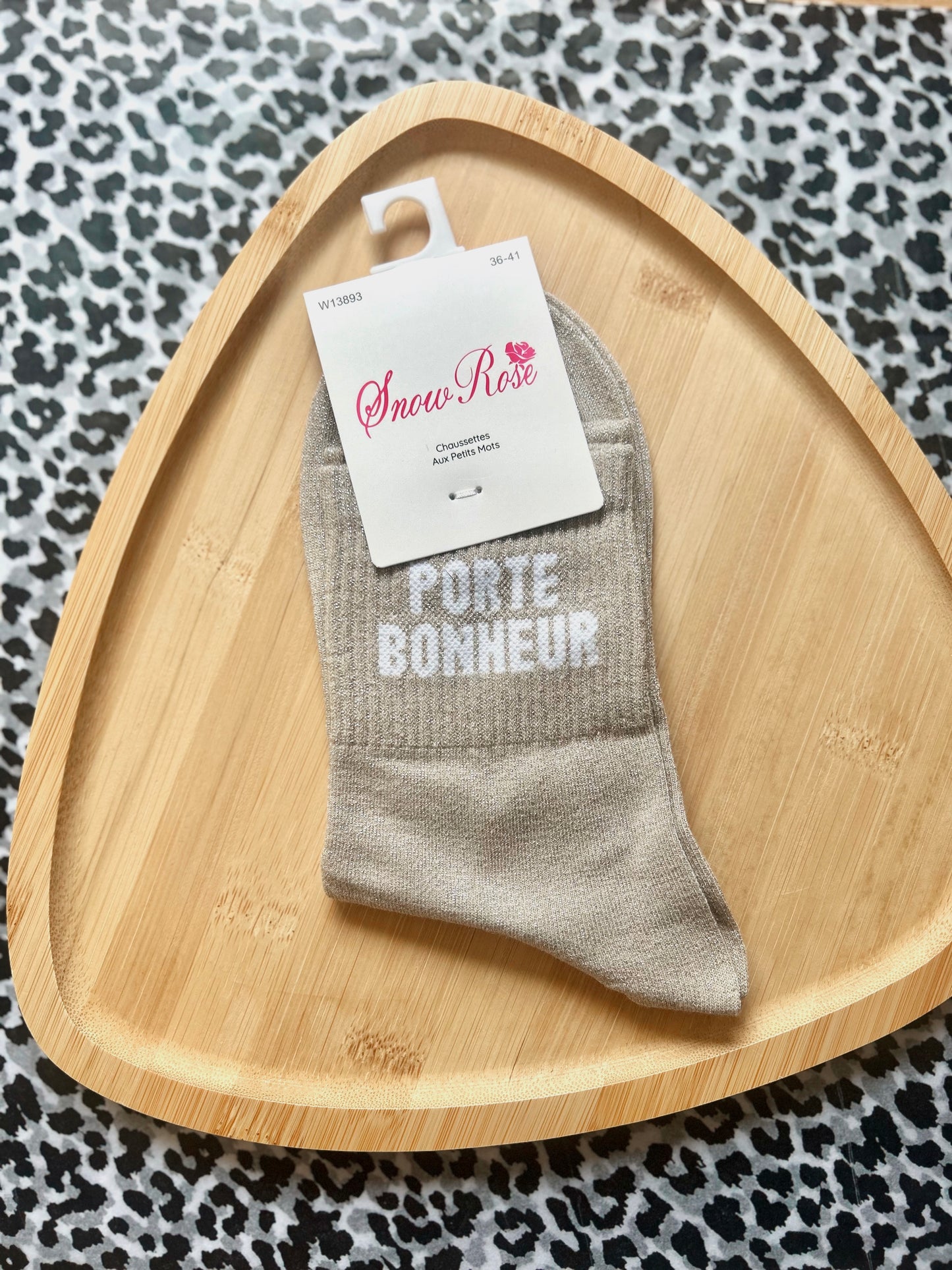 Chaussettes à paillettes « PORTE-BONHEUR »