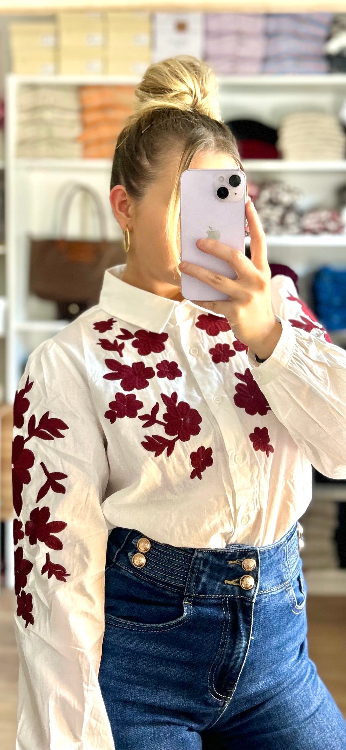 Chemise Morgan Bordeaux