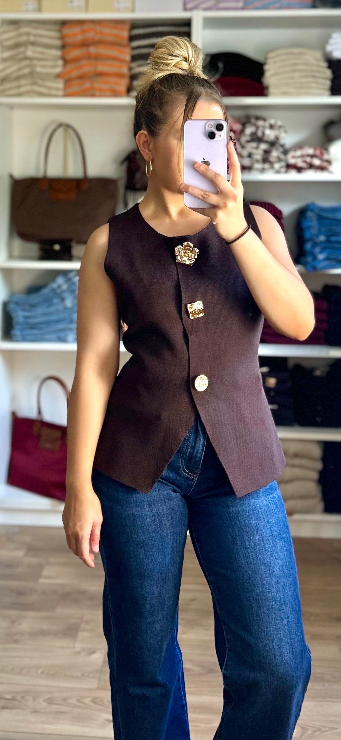 Top Blazer Diana Chocolat