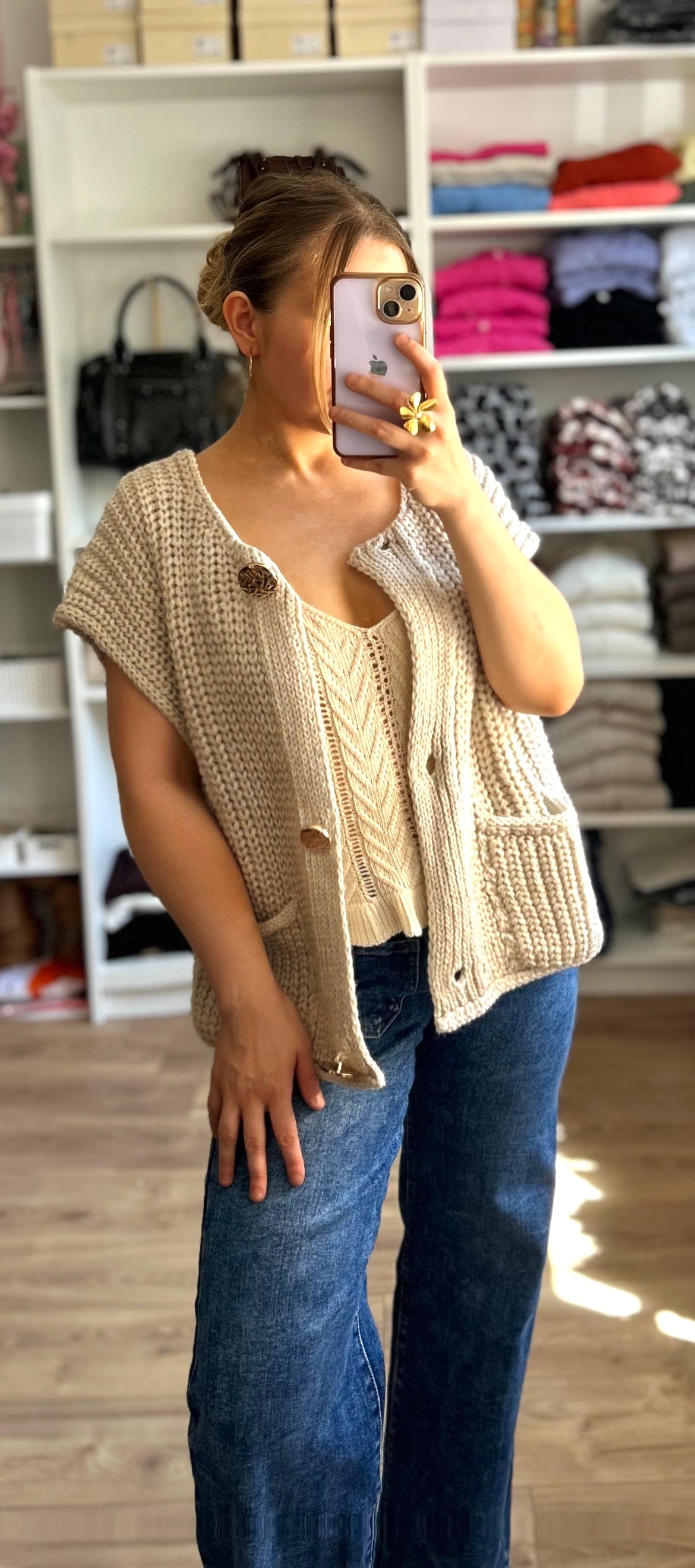 Gilet Achille Beige