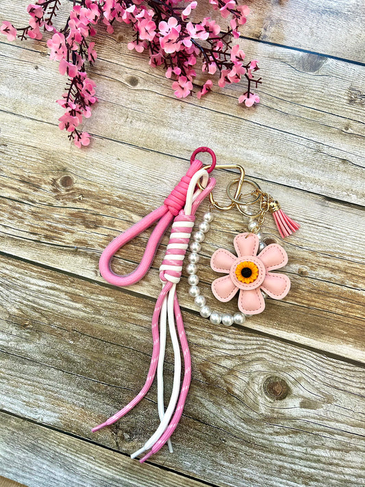 Grigri de sac Fleur Rose