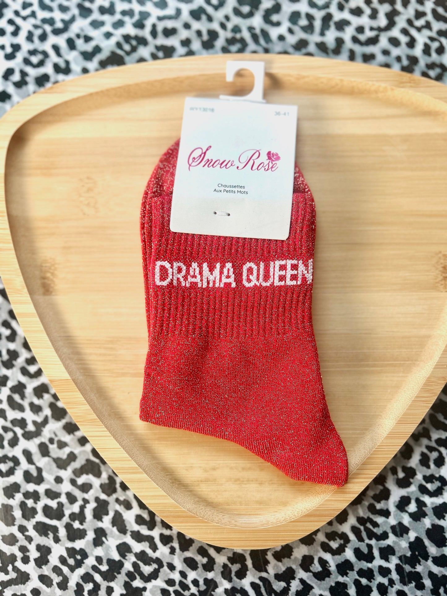 Chaussettes à paillettes « DRAMA QUEEN »