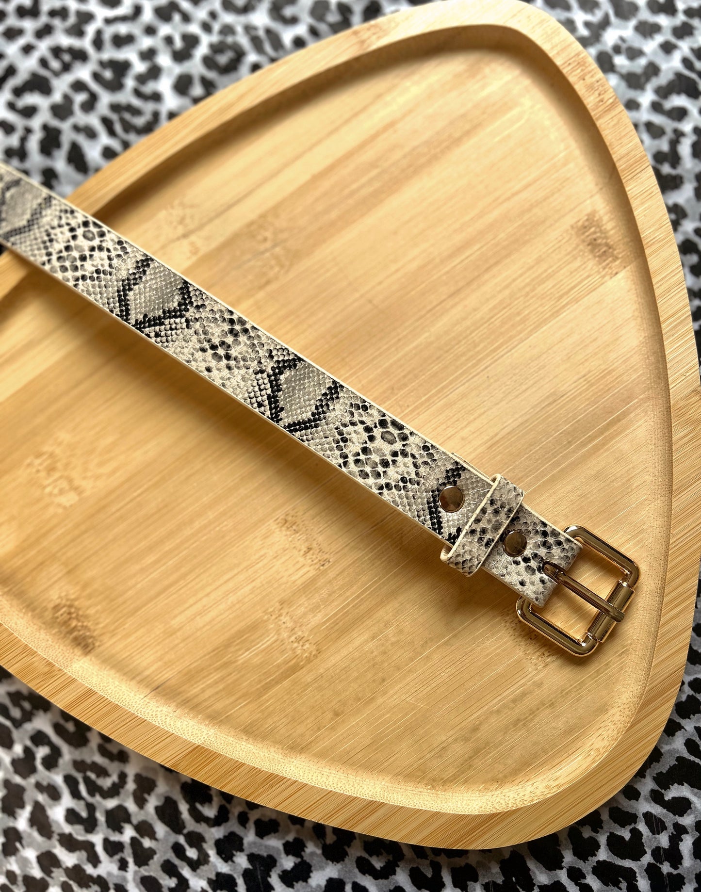 Ceinture Nagini Beige