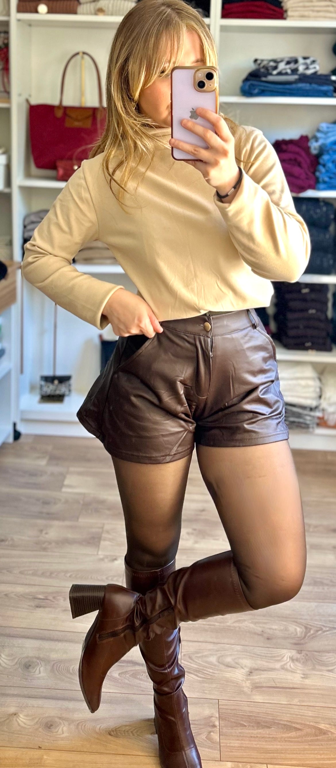 Short Lou Chocolat
