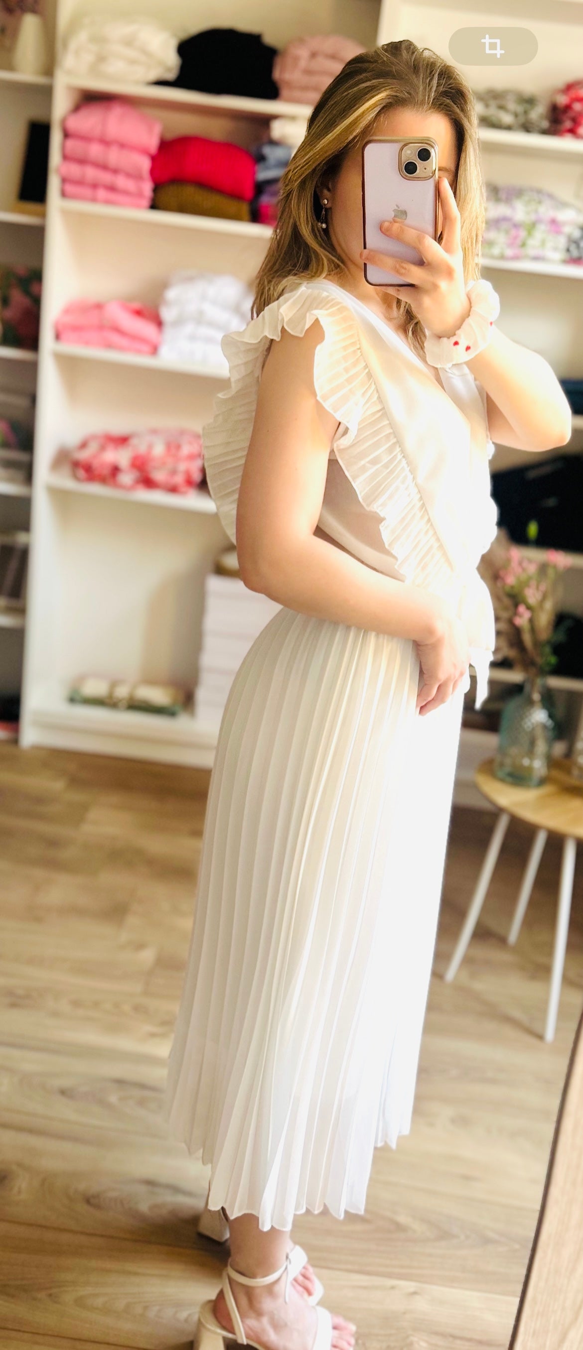 Robe Louisette Blanche