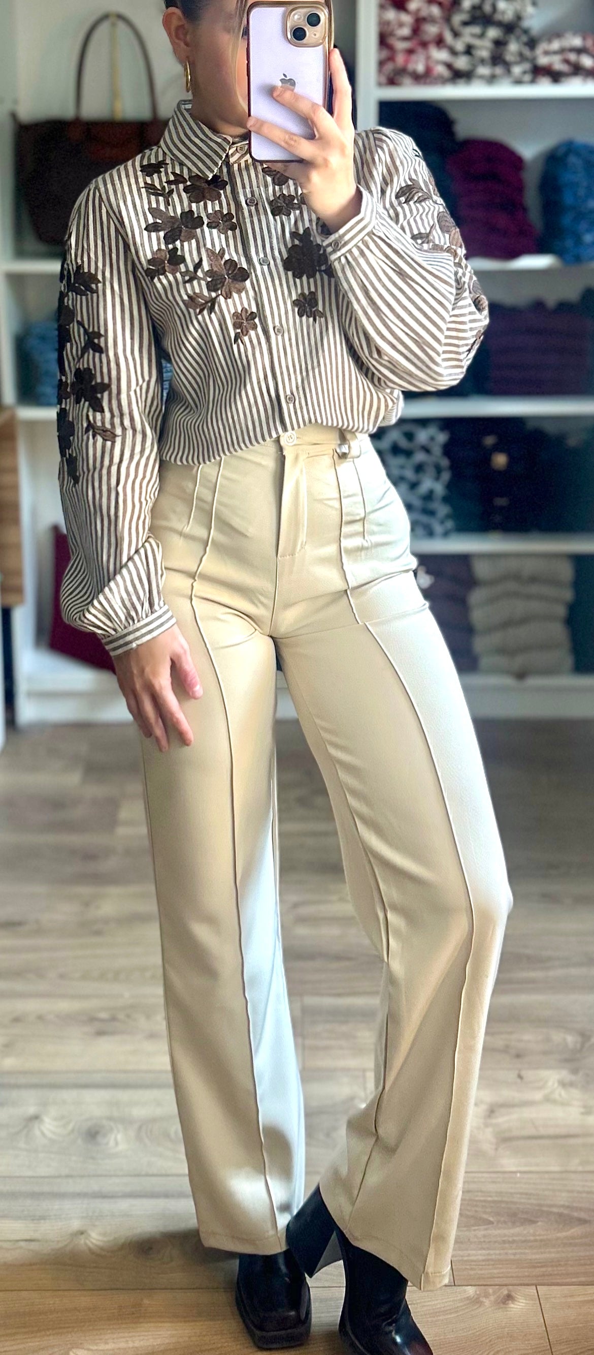 Pantalon Sandro Beige
