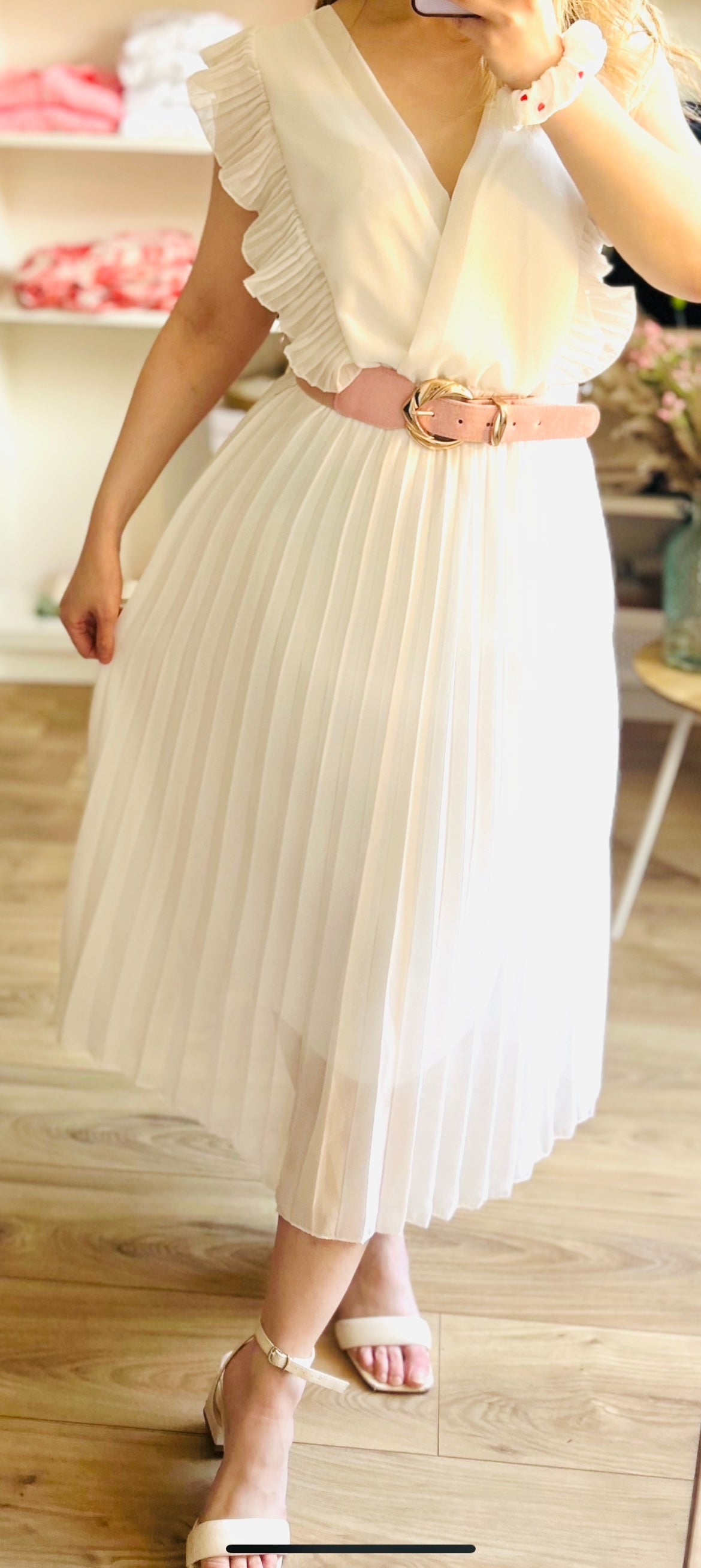 Robe Louisette Blanche