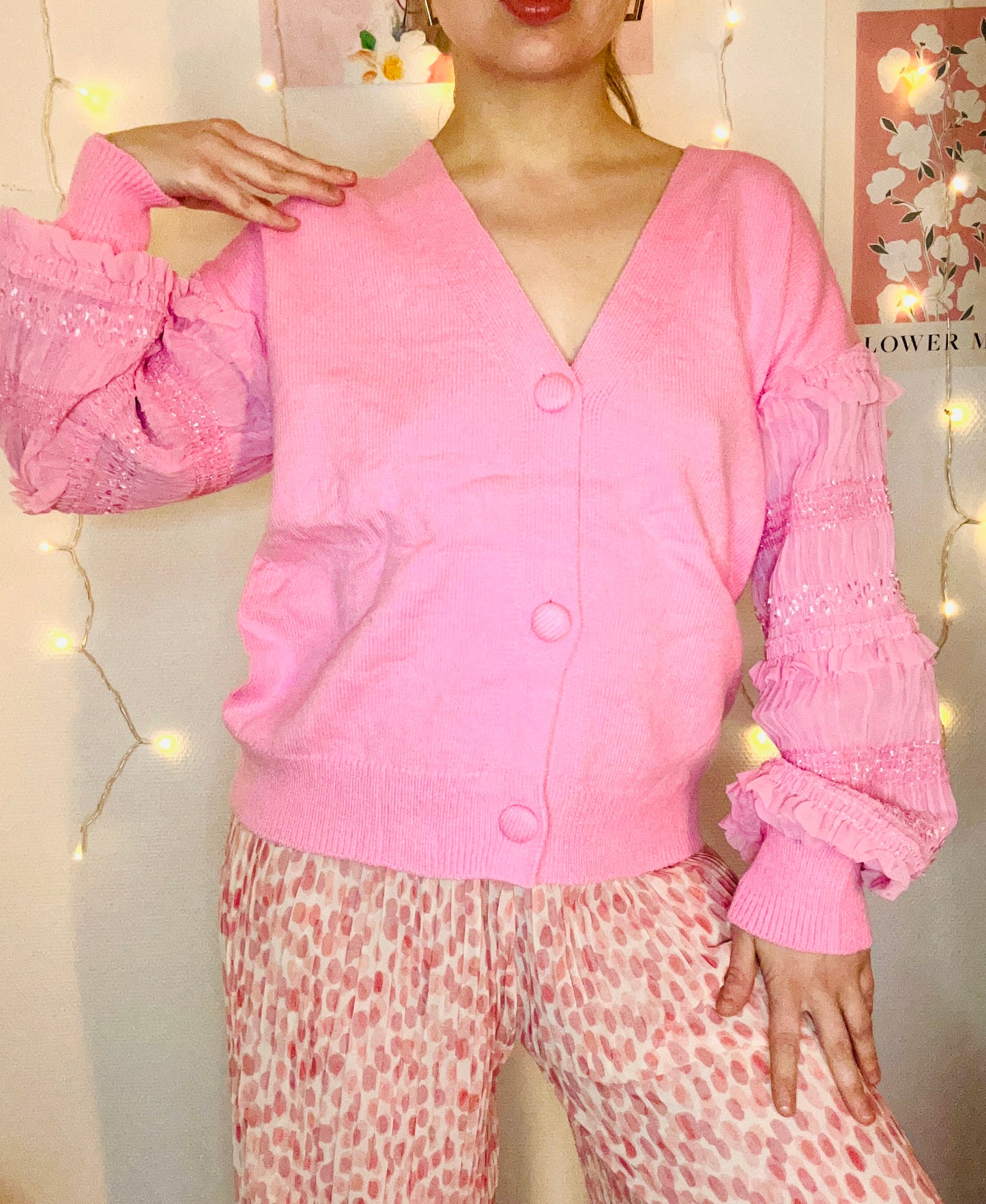 Gilet Suzanne Rose