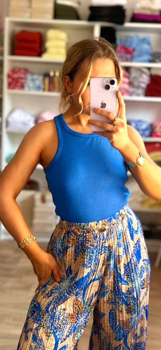 Débardeur Roxy Bleu Roi