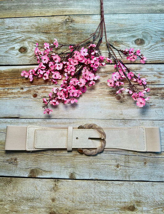 Ceinture Nao Beige (Taille ajustée 36-42)