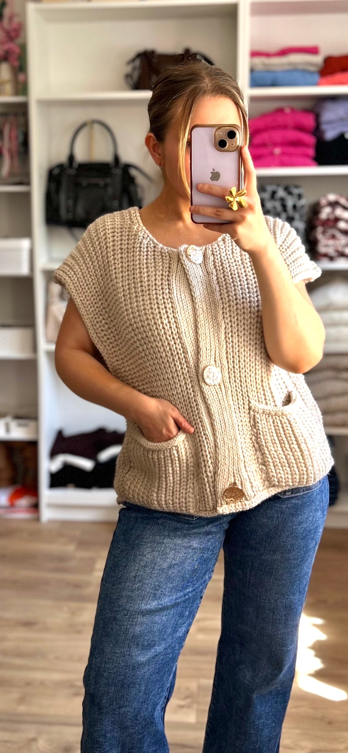 Gilet Achille Beige